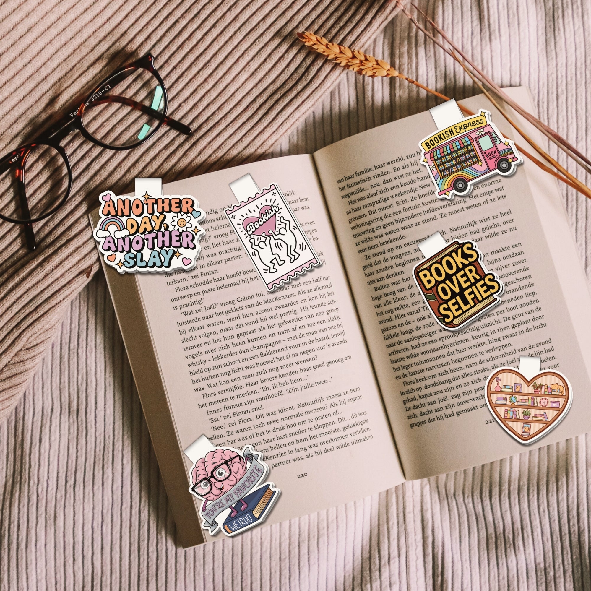Wander and Read Magnetic Bookmarks Bundle