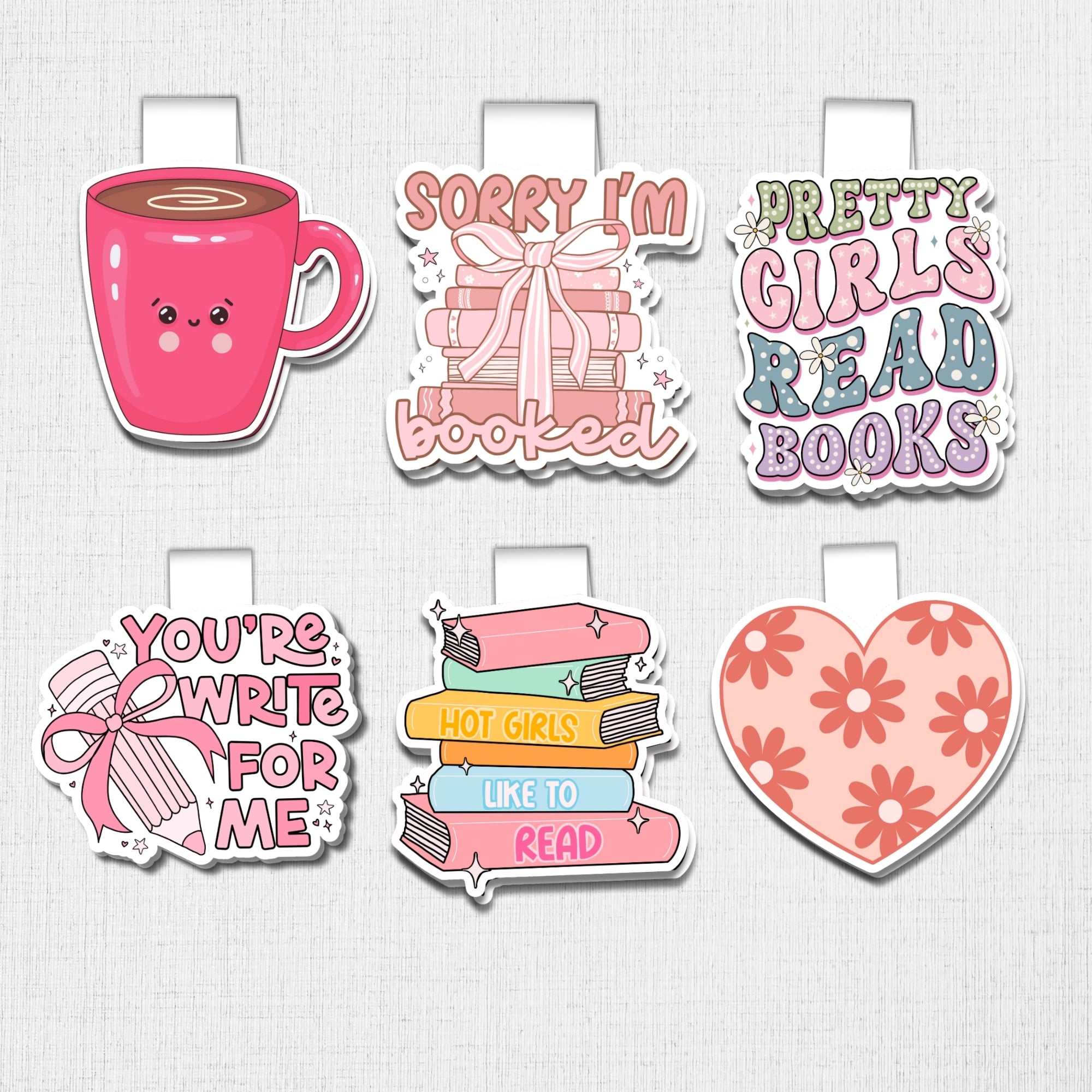 Cozy Reads Magnetic Bookmarks Bundle