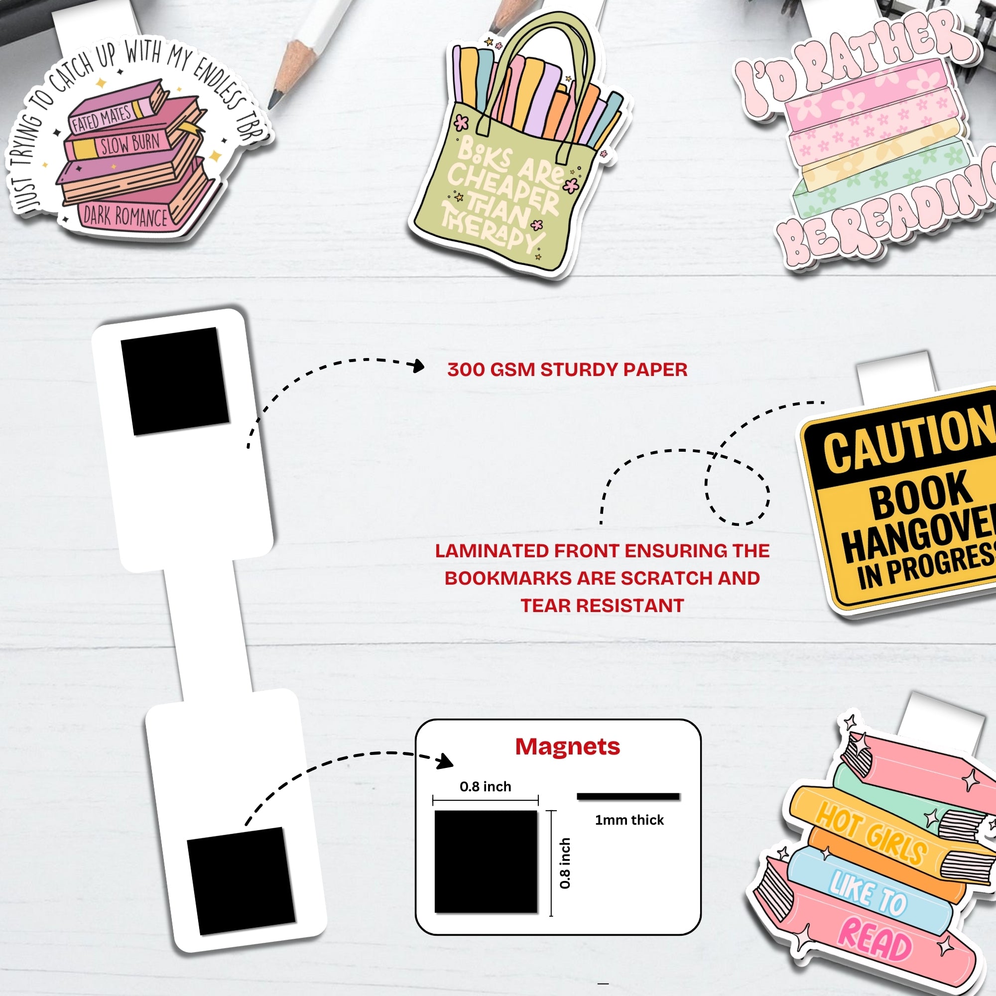 Daily Reads Magnetic Bookmarks Bundle