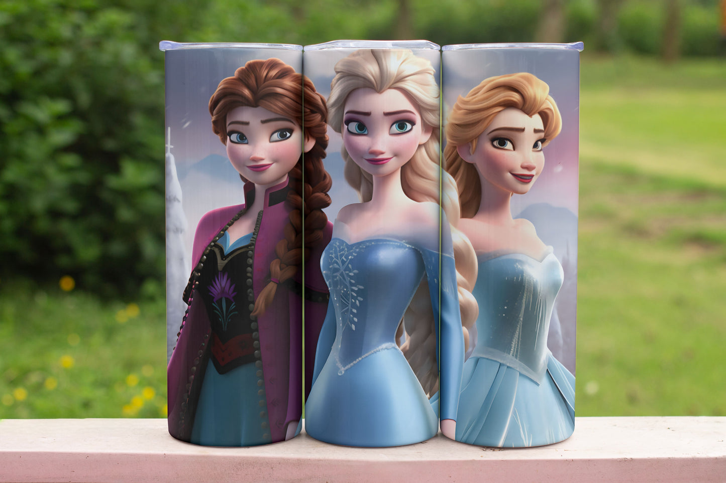 Frozen - Elsa Themed Stainless Steel Vacuum Insulated Tumbler