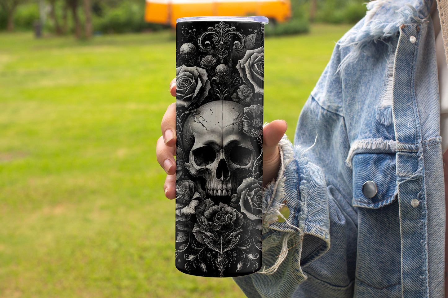 Gothic Themed Stainless Steel Vacuum Insulated Tumbler