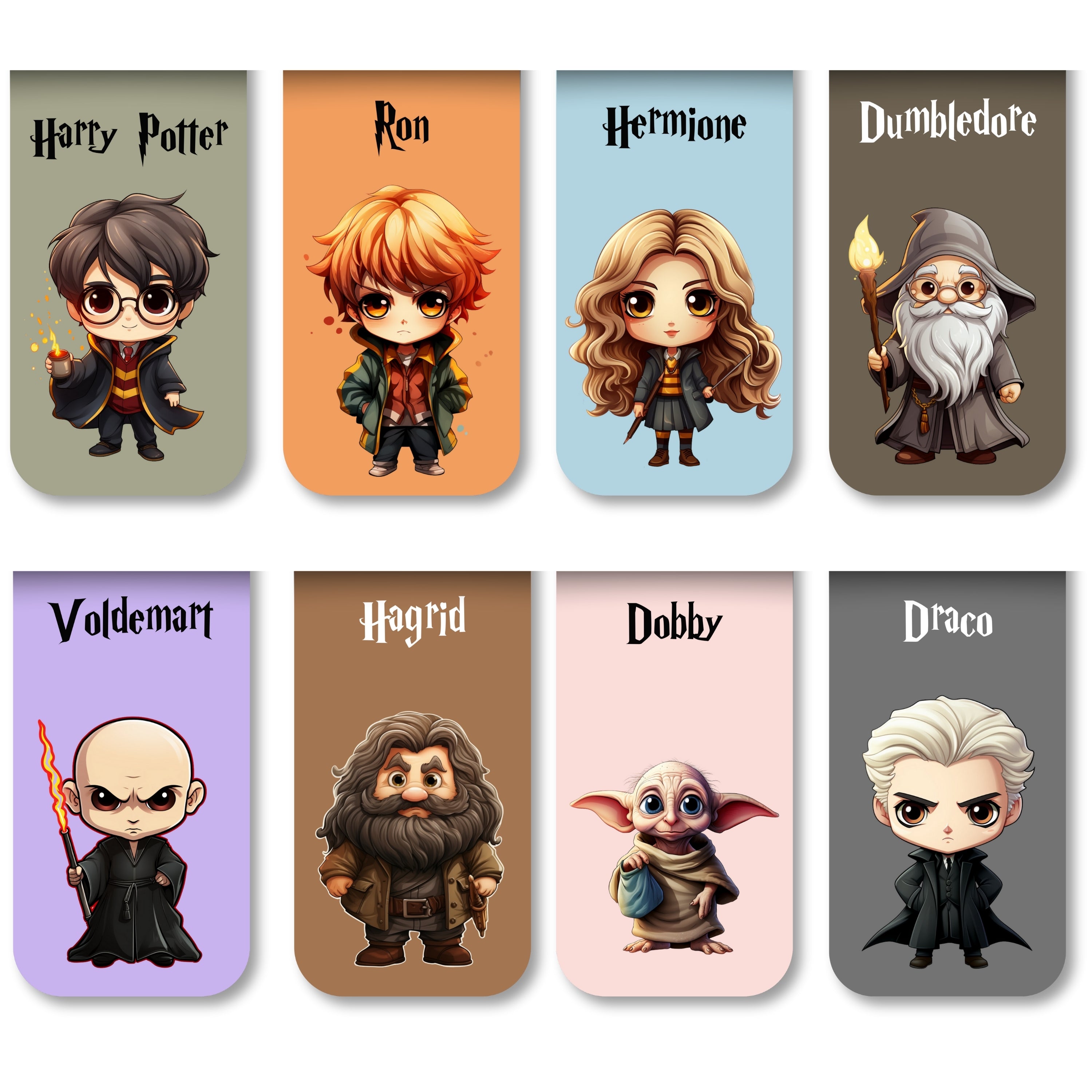 Harry Potter - 1 Magnetic Bookmarks Bundle
