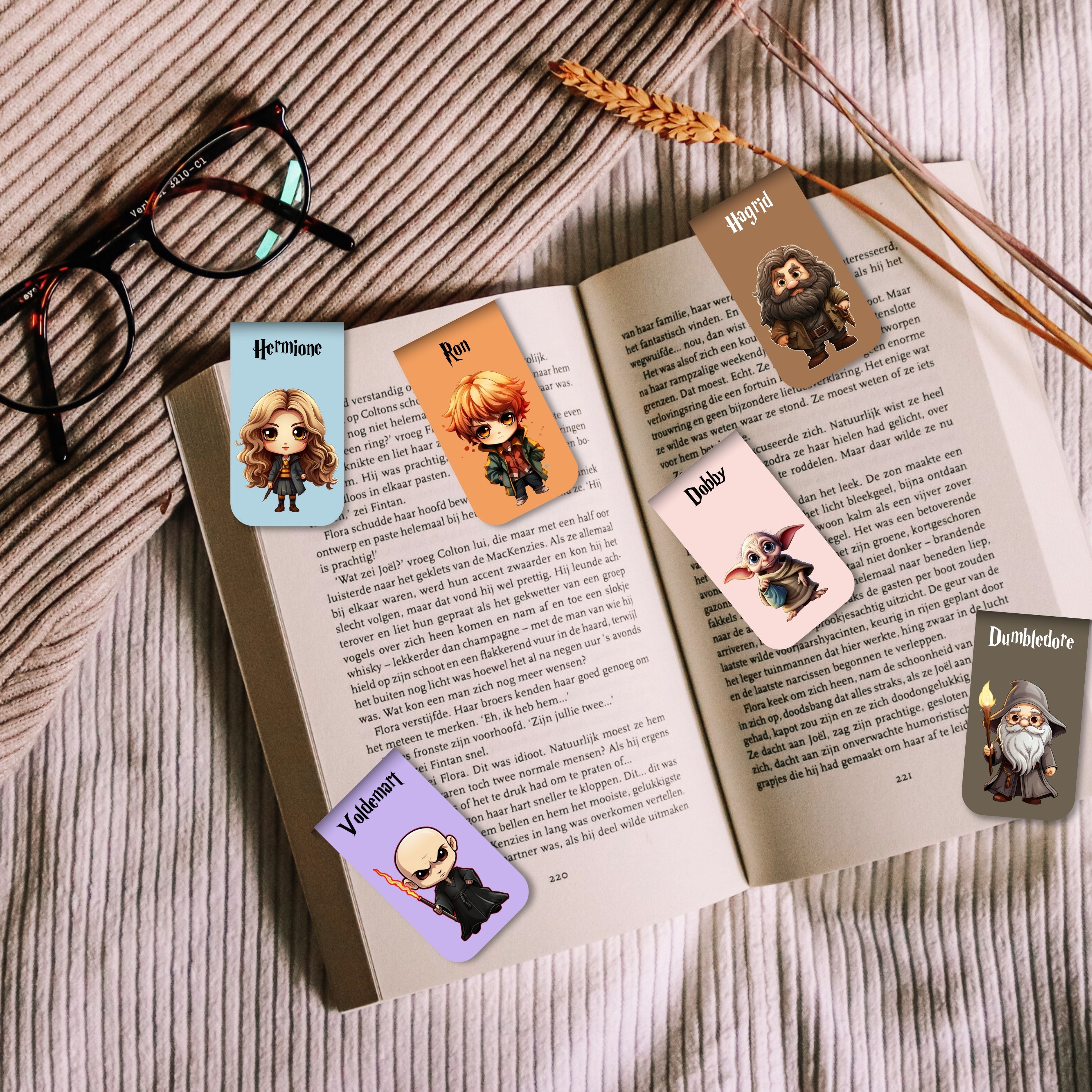 Harry Potter - 1 Magnetic Bookmarks Bundle