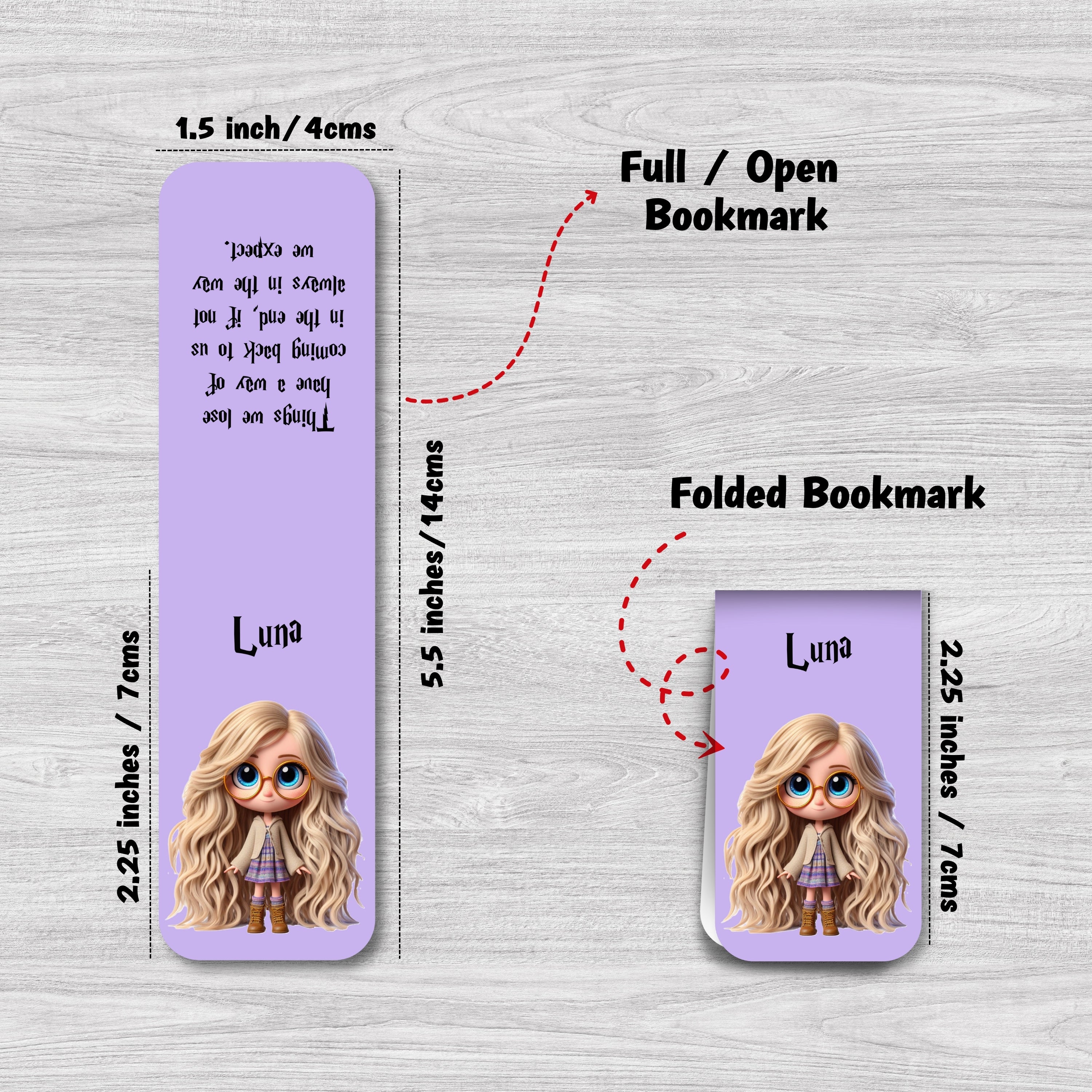 Harry Potter - 4 Magnetic Bookmarks Bundle