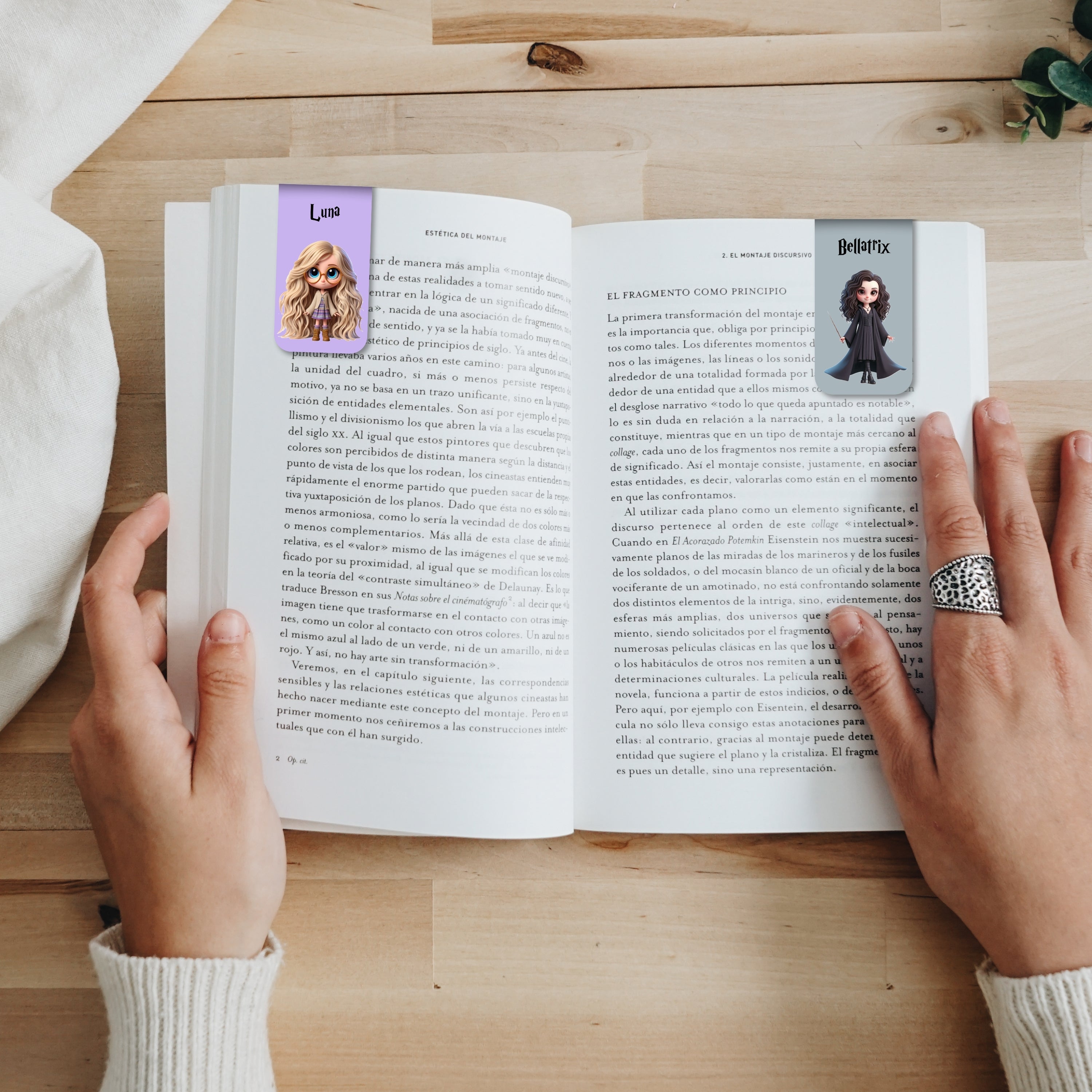 Harry Potter - 4 Magnetic Bookmarks Bundle