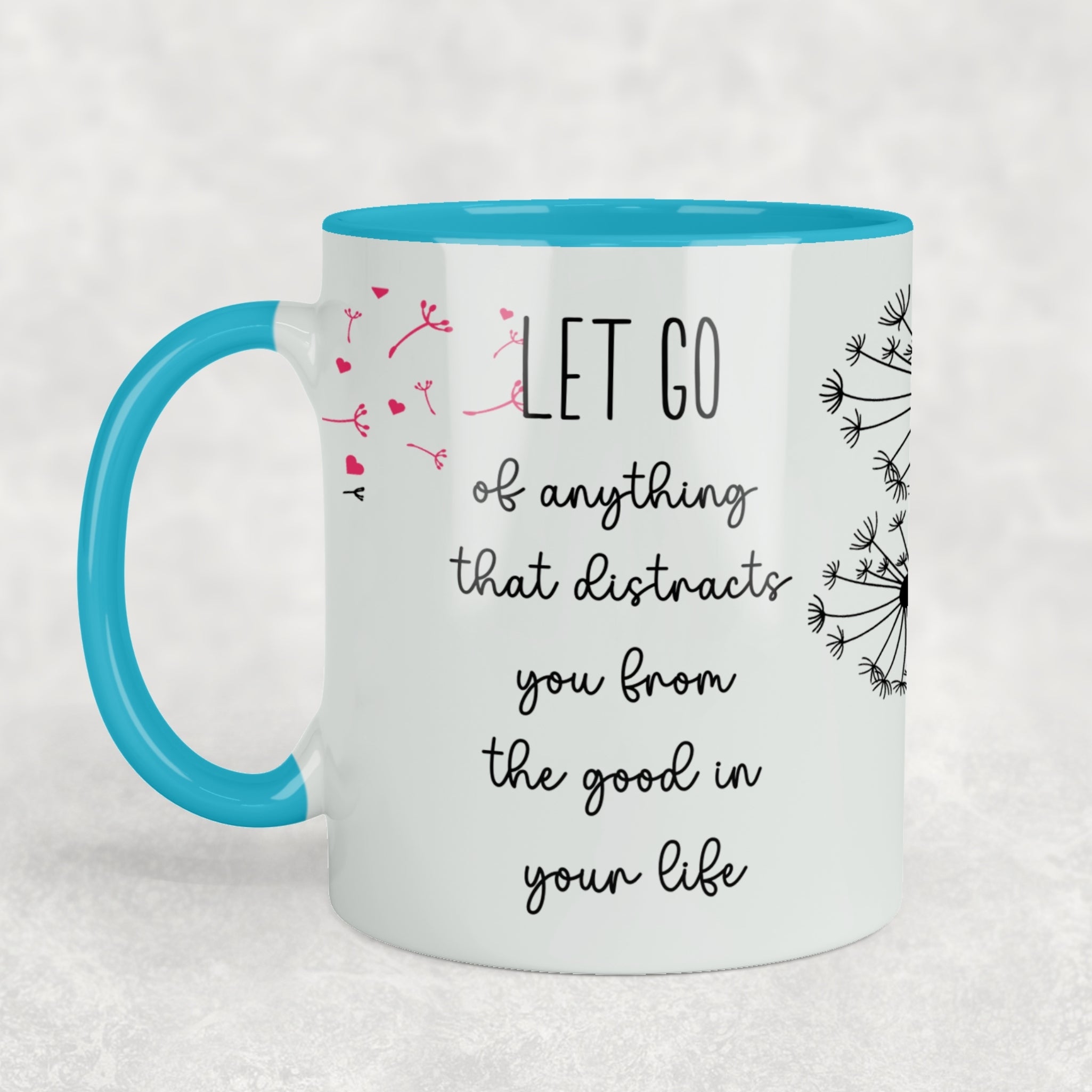 Let Go Colorful Ceramic Mug