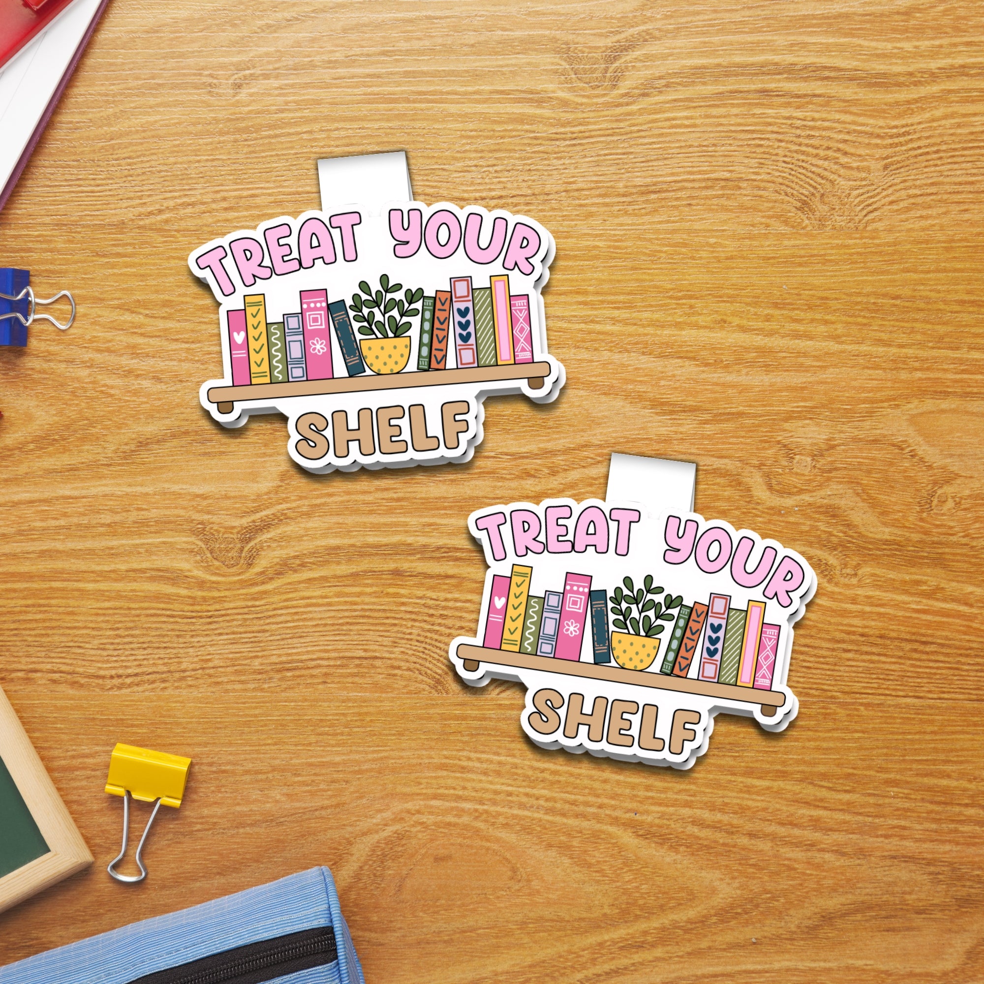 Treat Your Shelf Magnetic Bookmark