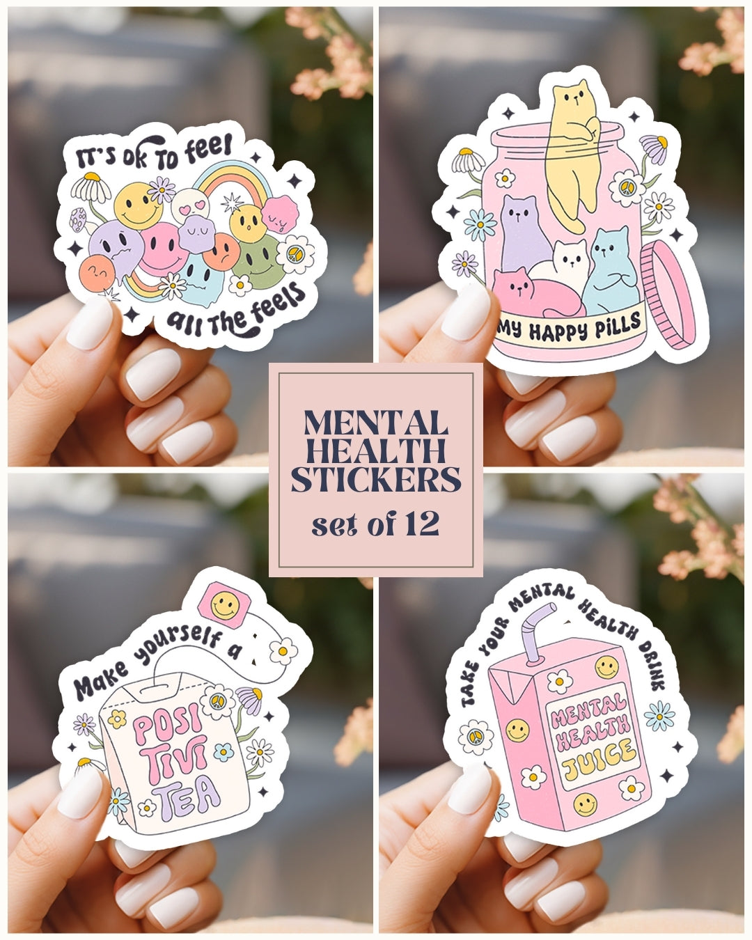 Mental Health Vinyl Waterproof Sticker