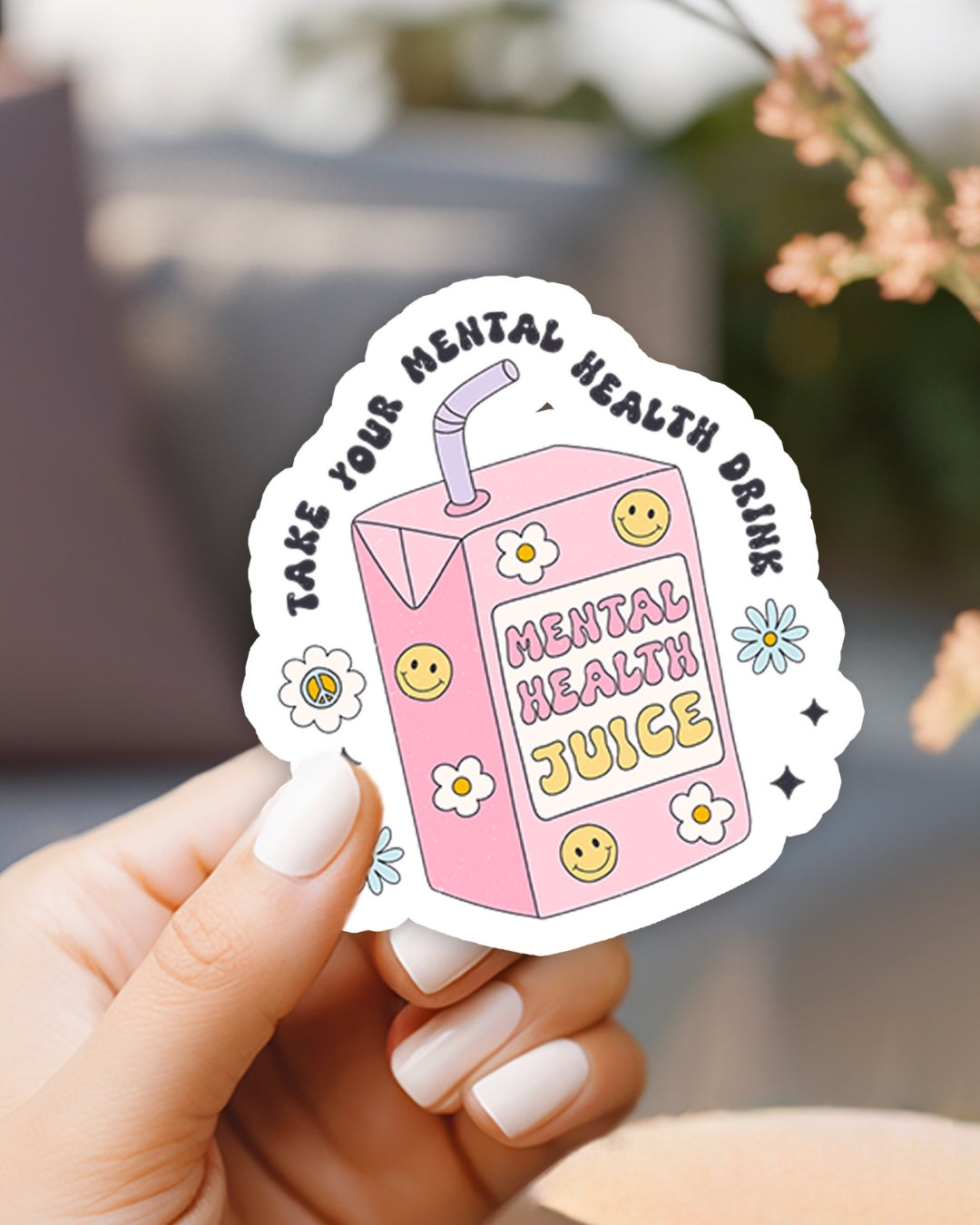 Mental Health Vinyl Waterproof Sticker