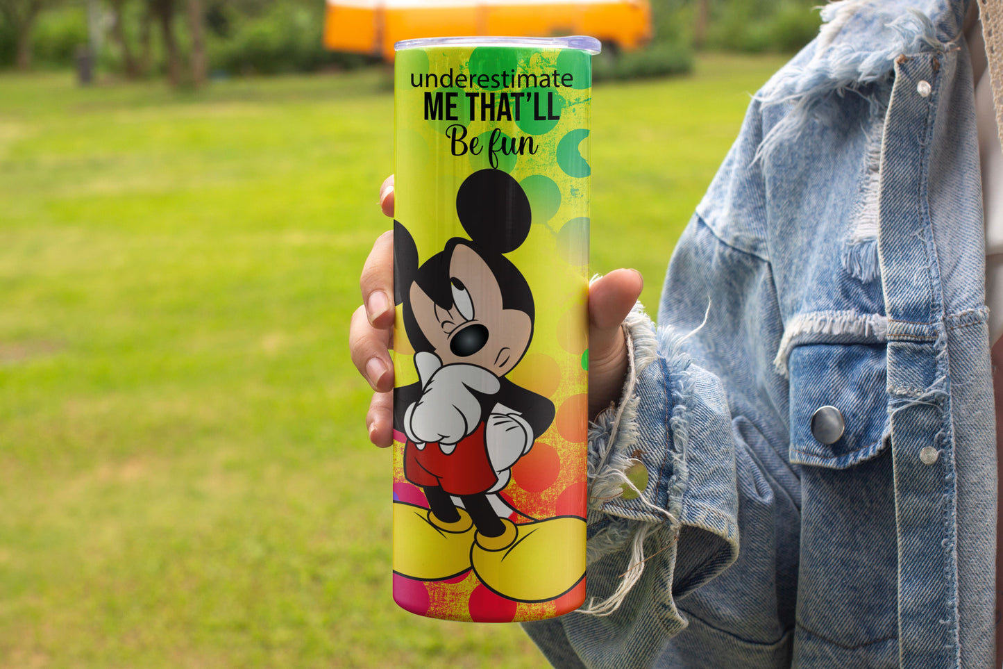Mickey Themed Stainless Steel Vacuum Insulated Tumbler