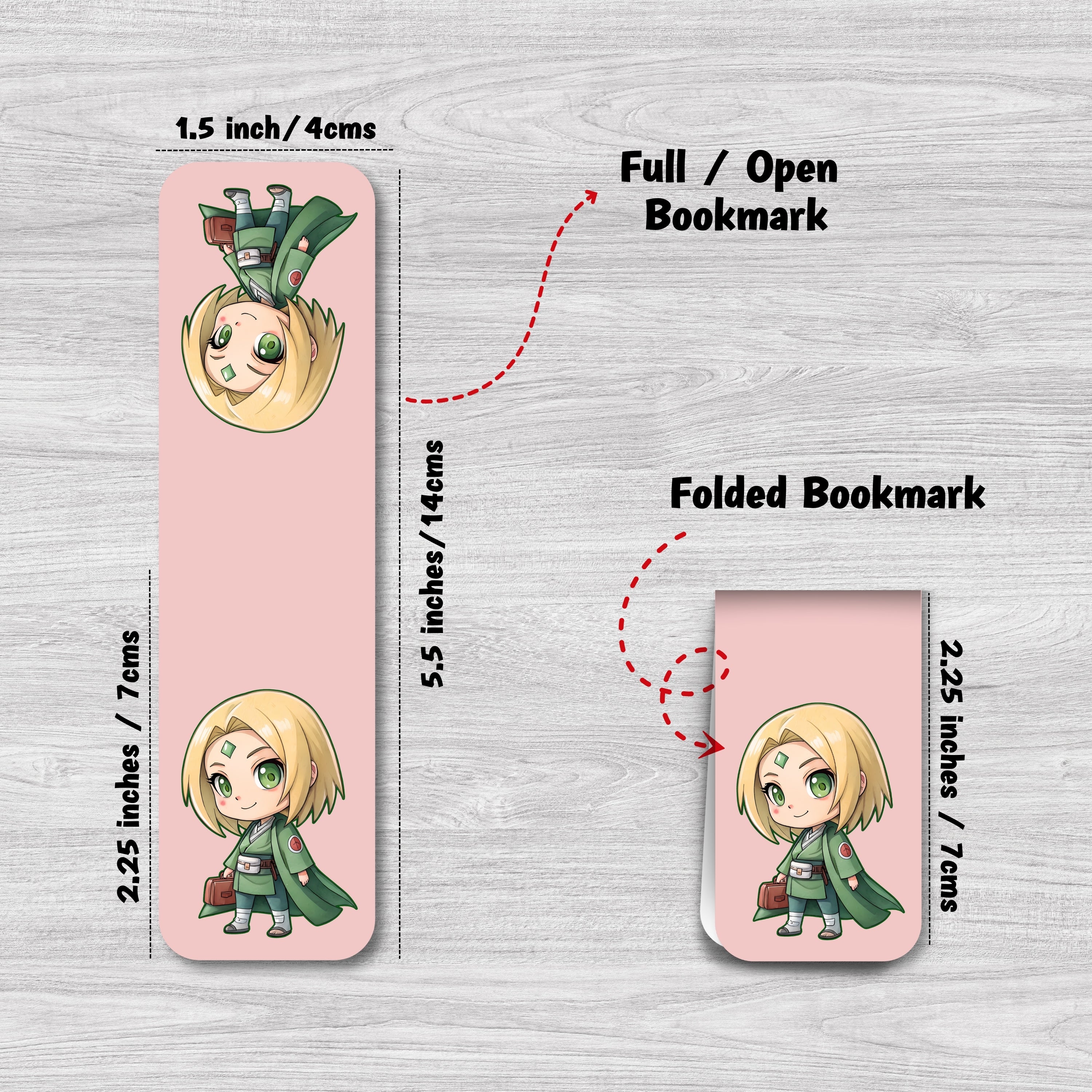 Naruto - 3 Magnetic Bookmarks Bundle