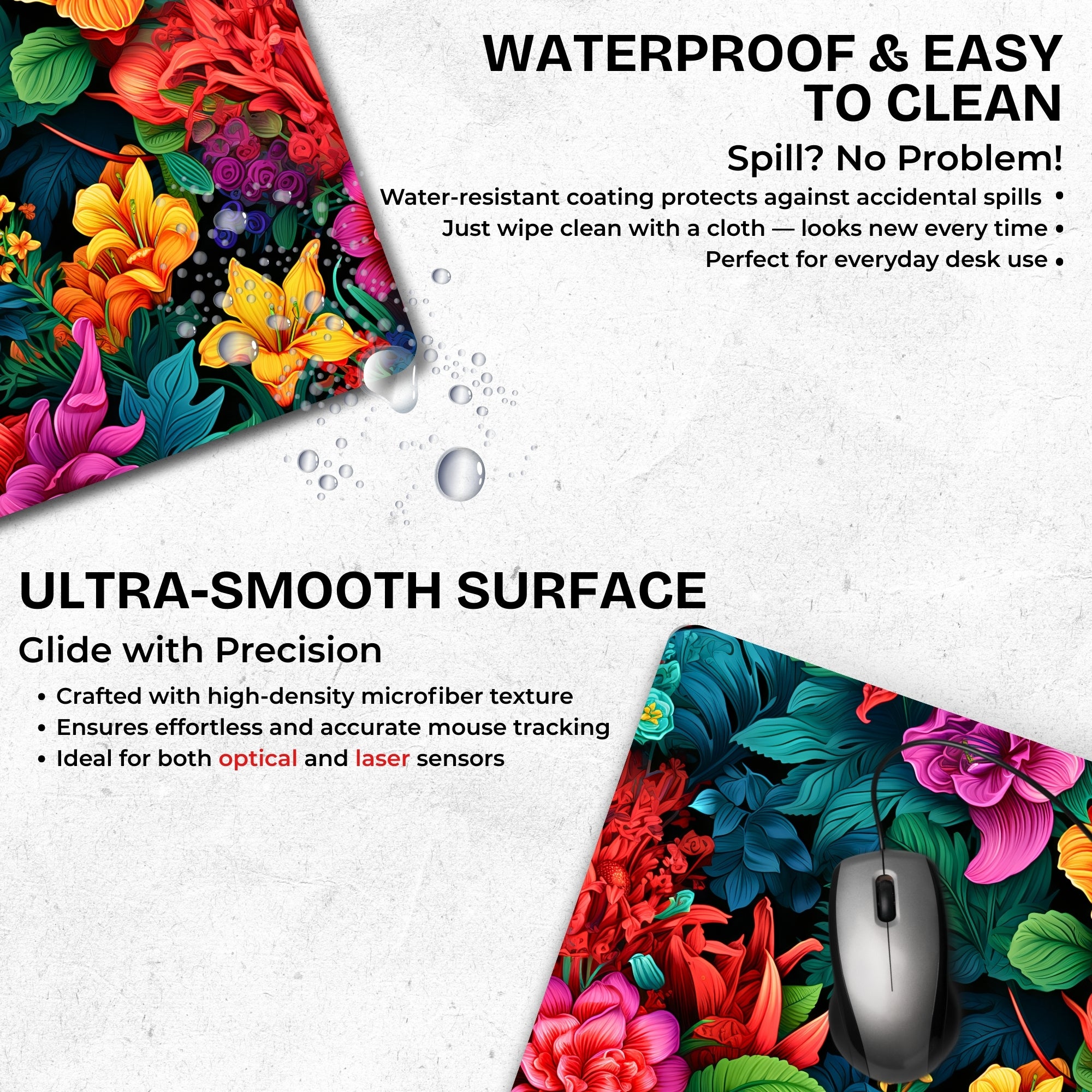 Floral Daydream Mouse Pad