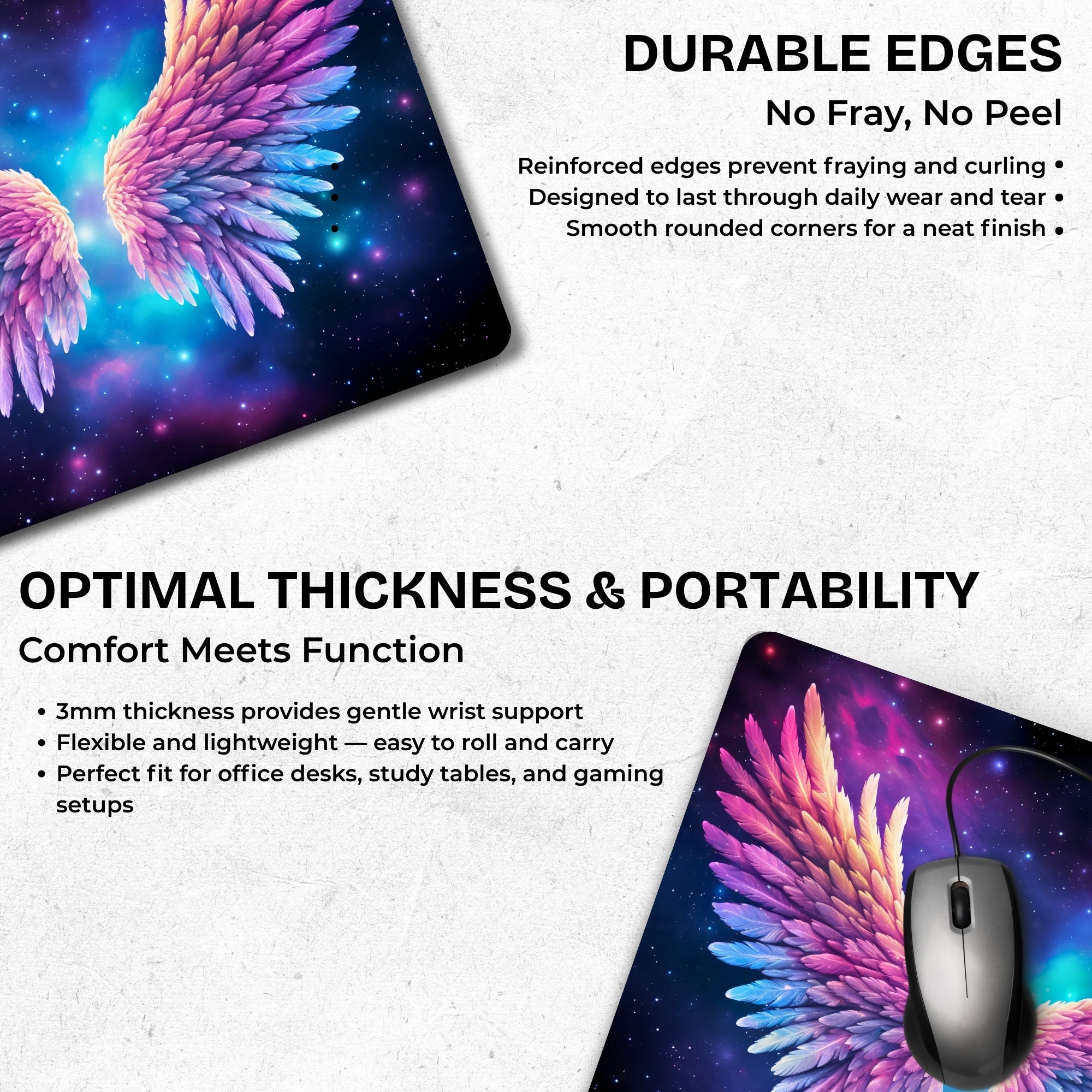 Celestial Wings Mouse Pad