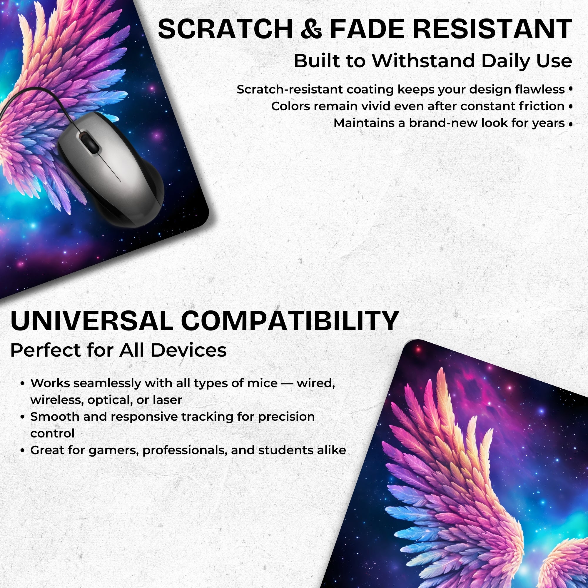 Celestial Wings Mouse Pad