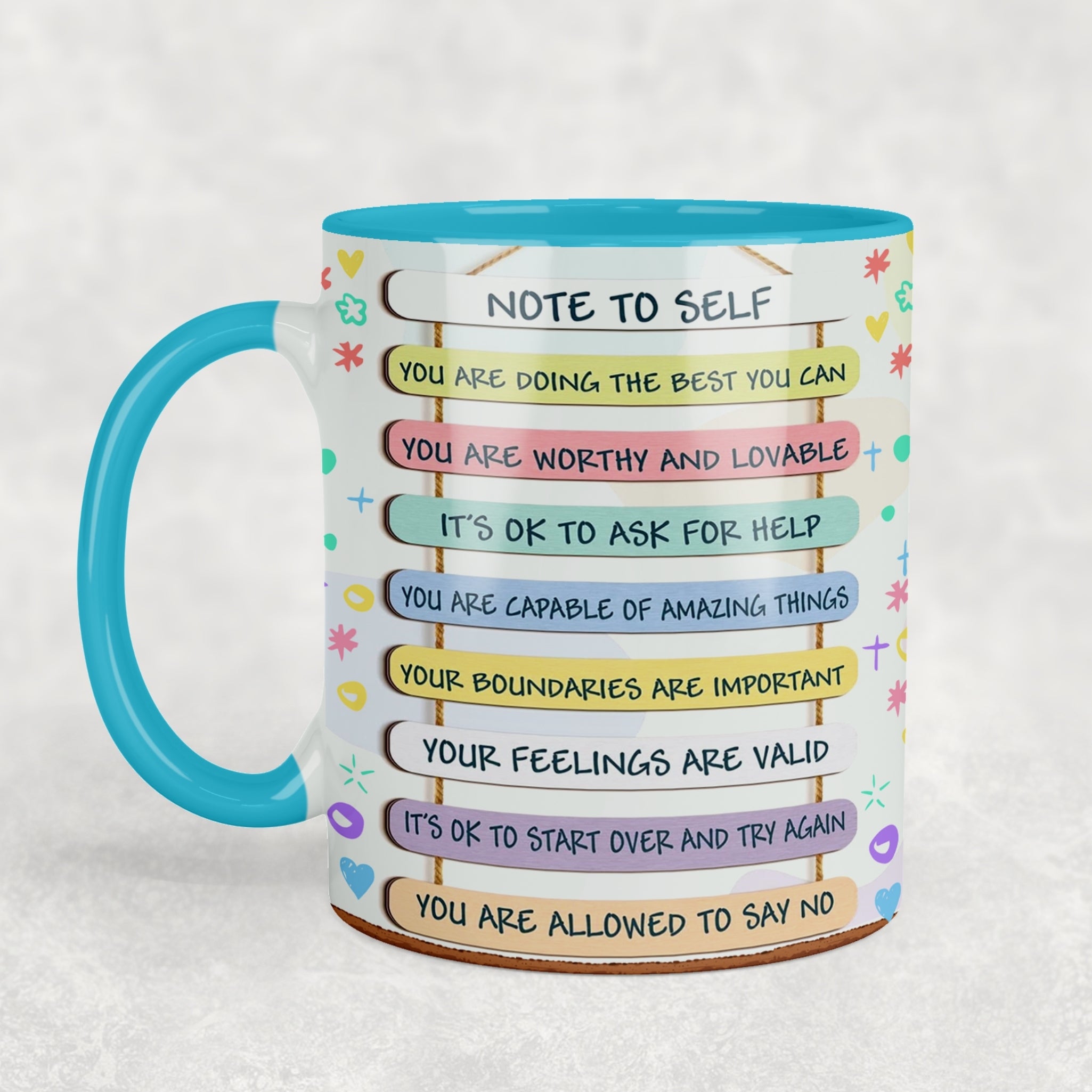 Note To Self Ceramic Mug