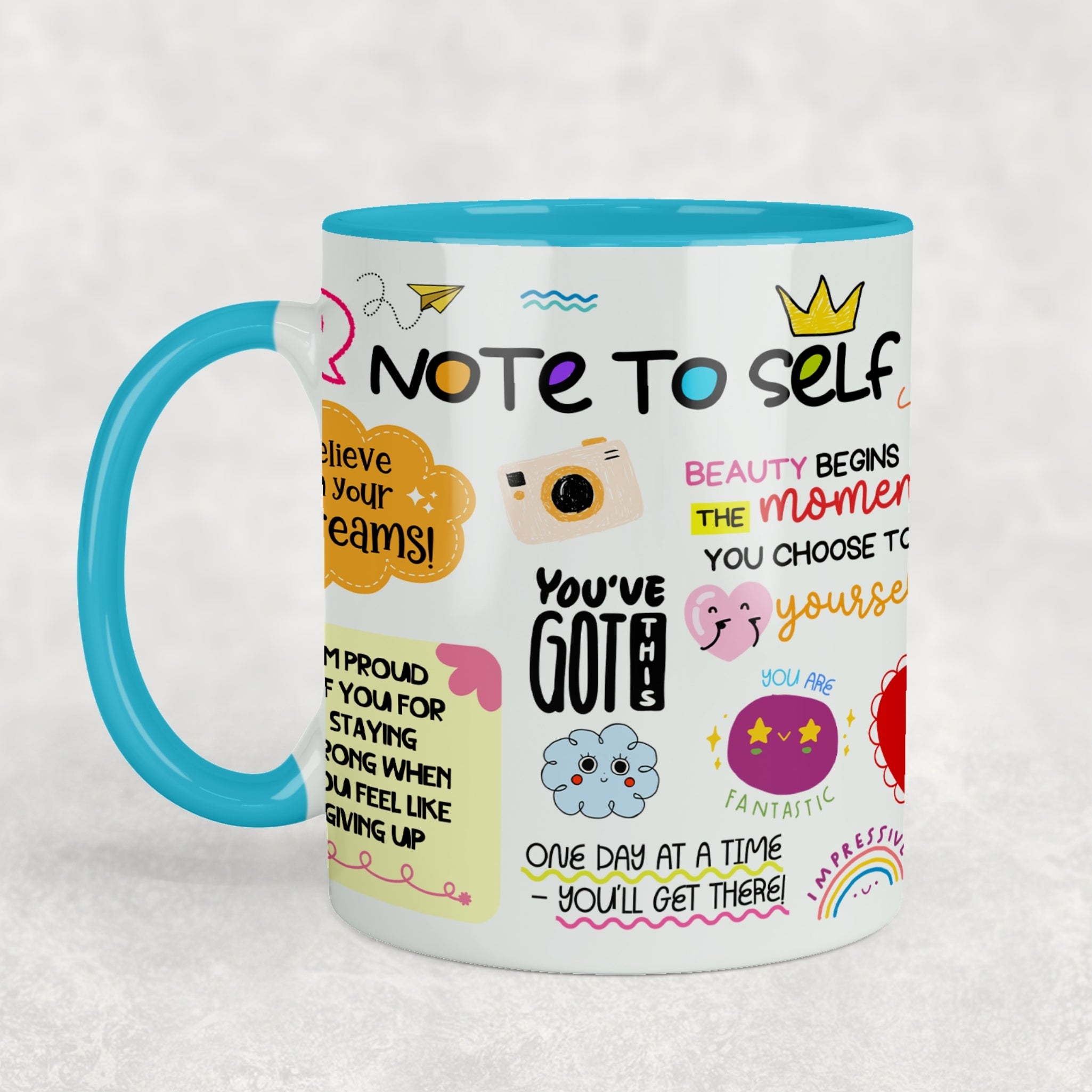 Note To Self Ceramic Mug