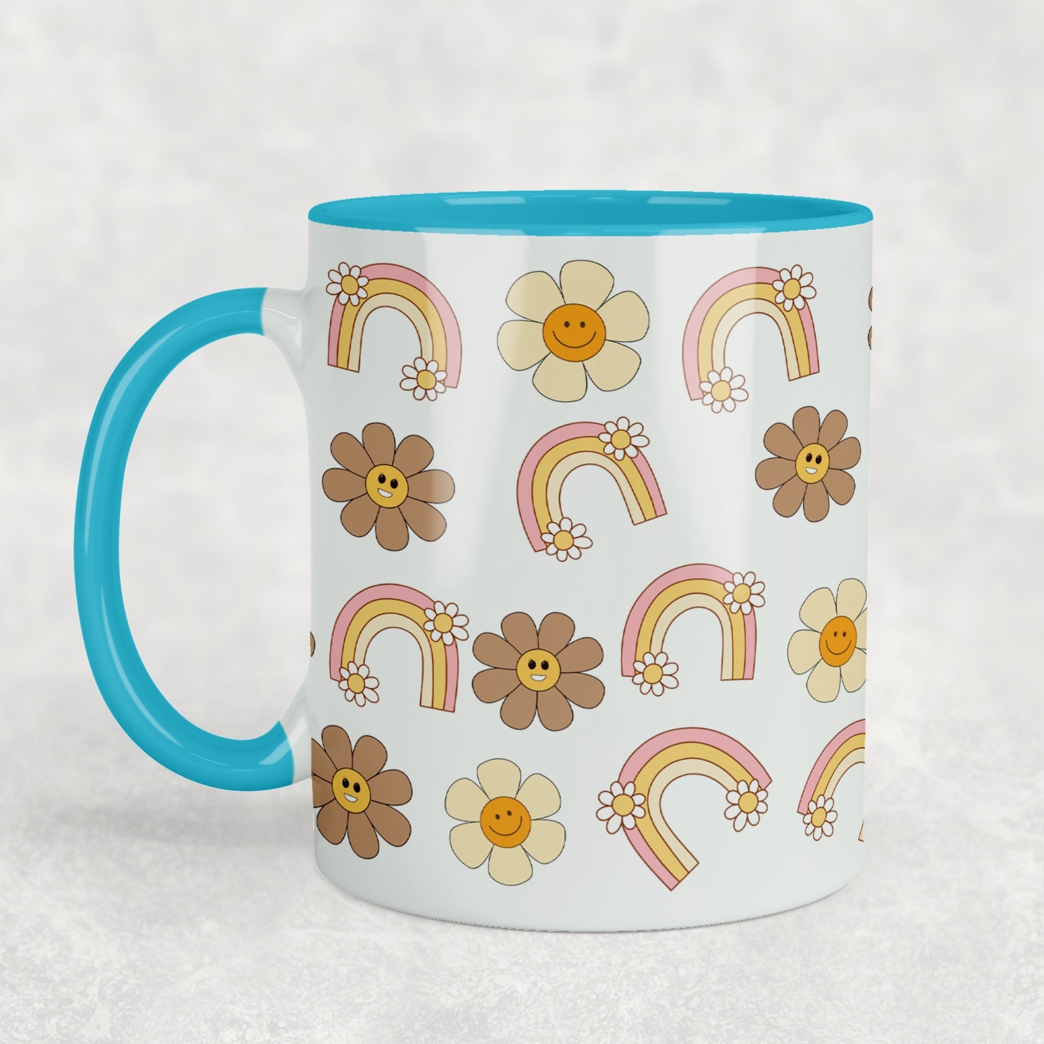 Retro Boho Ceramic Mug