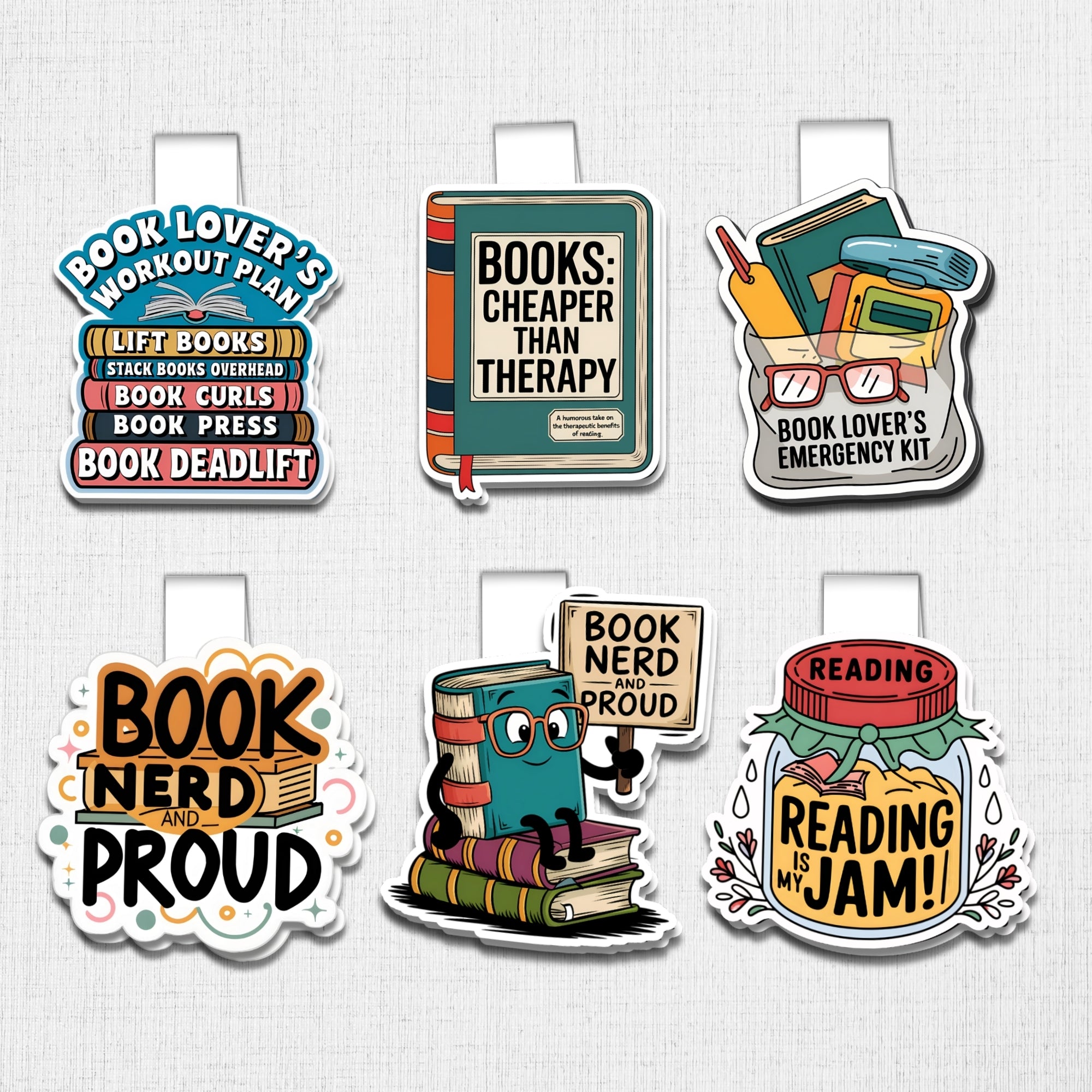 Calm Pages Magnetic Bookmarks Bundle