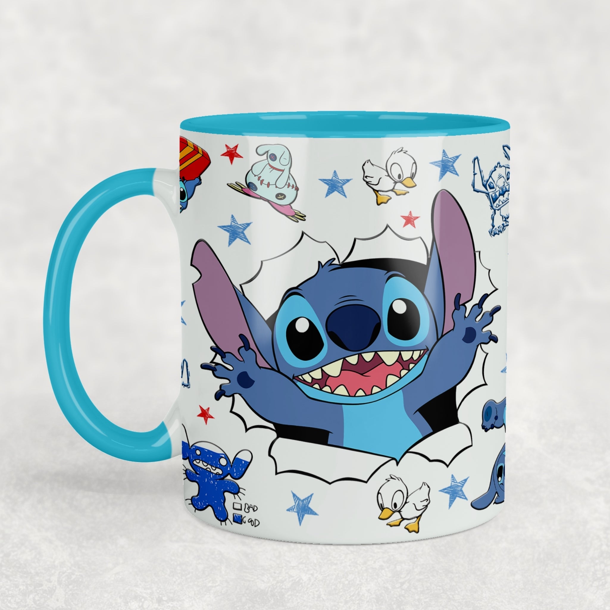 Stitch Themed Ceramic Mug
