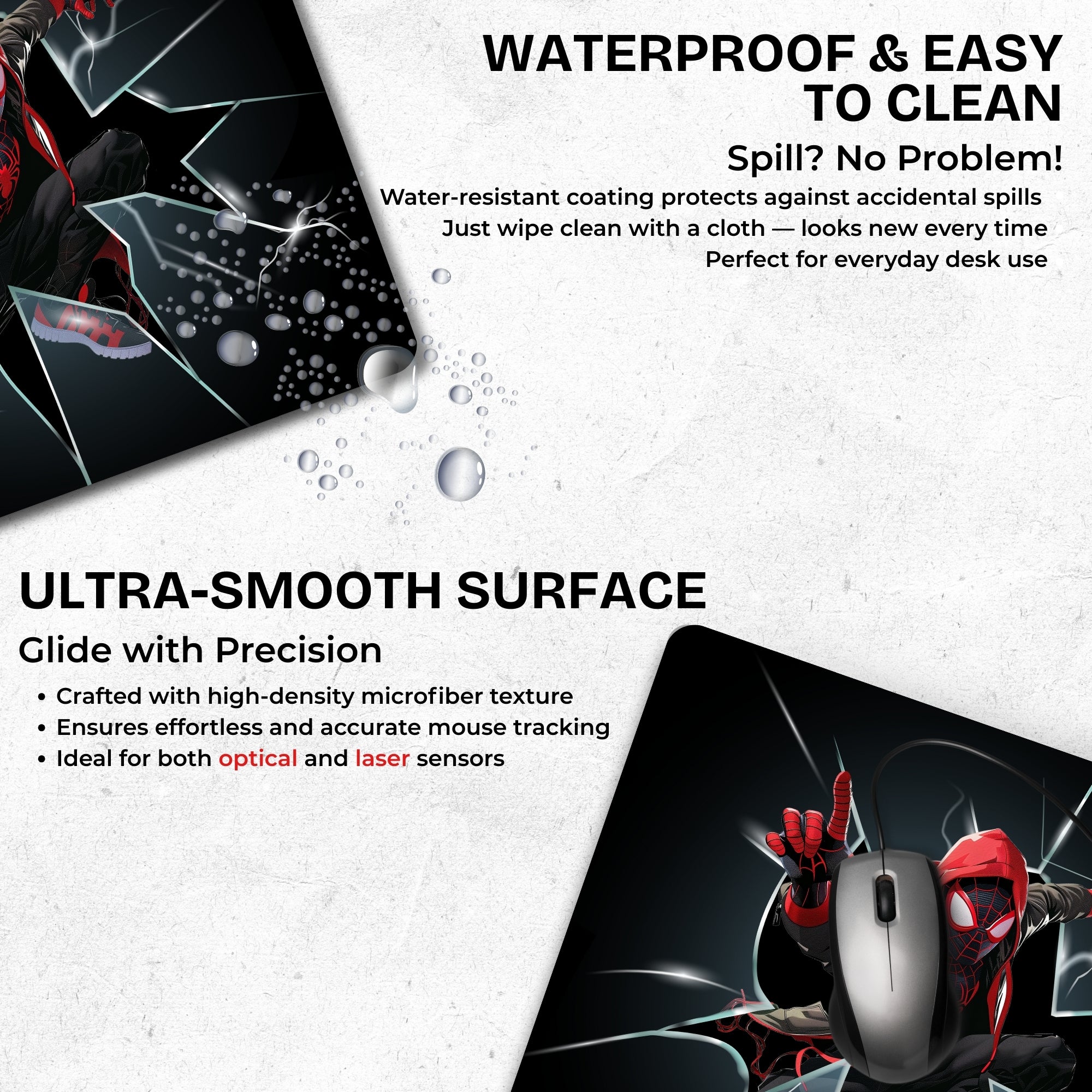 Spiderman โ Skyline Pursuit Mouse Pad