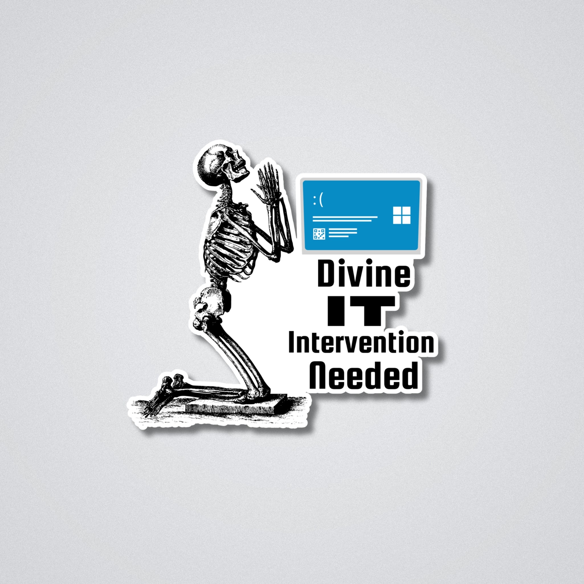 Divite IT Intervention Vinyl Waterproof Sticker