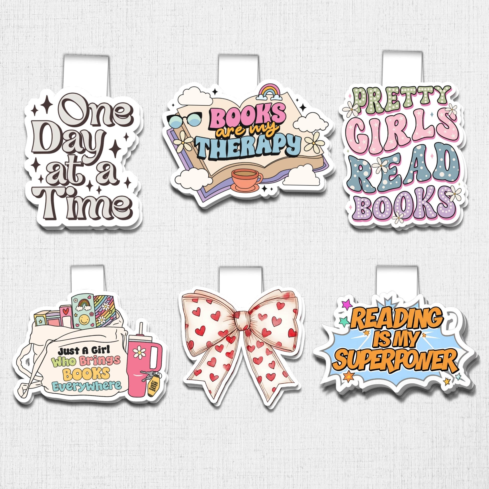 Morning Coffee Magnetic Bookmarks Bundle