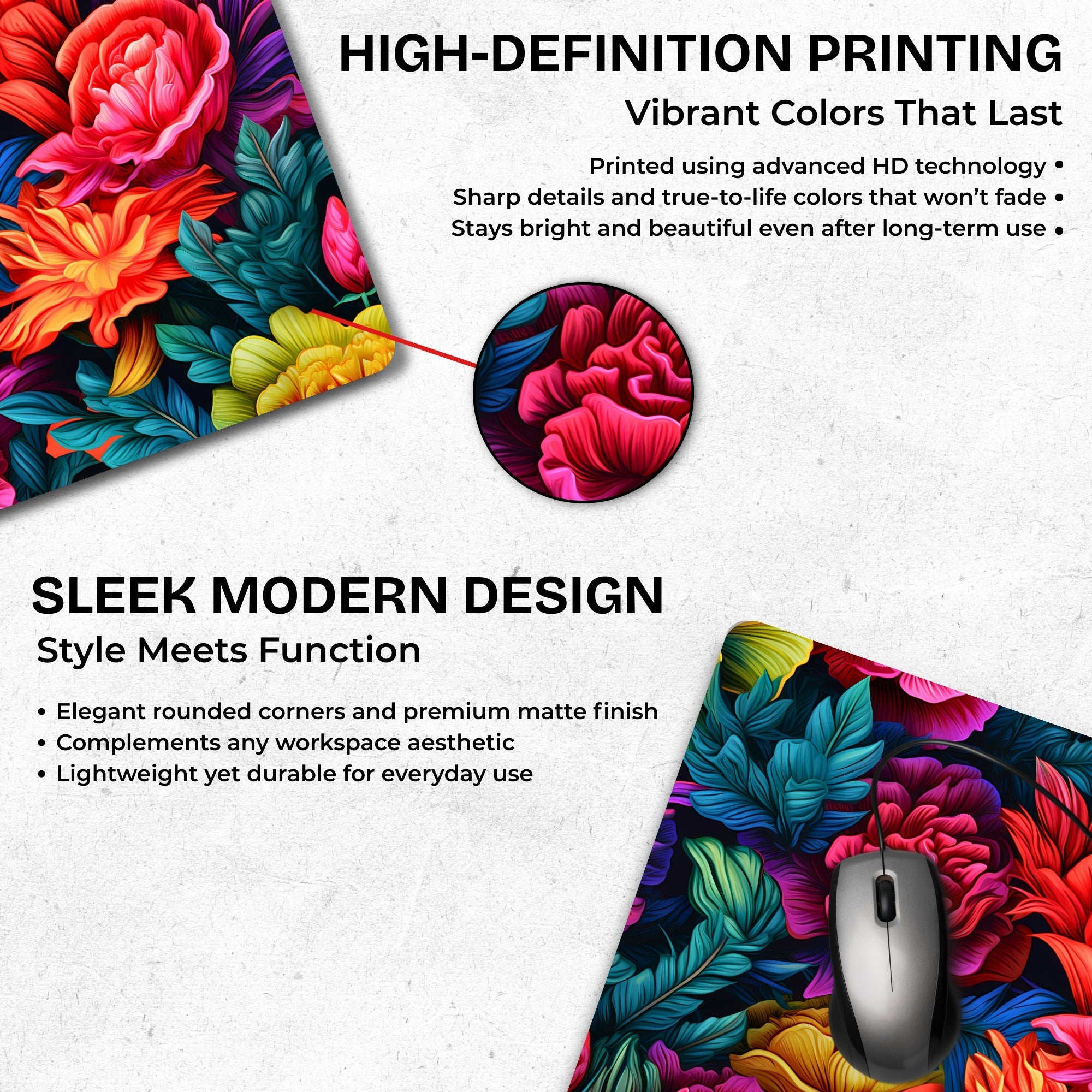 Spring Petals Mouse Pad