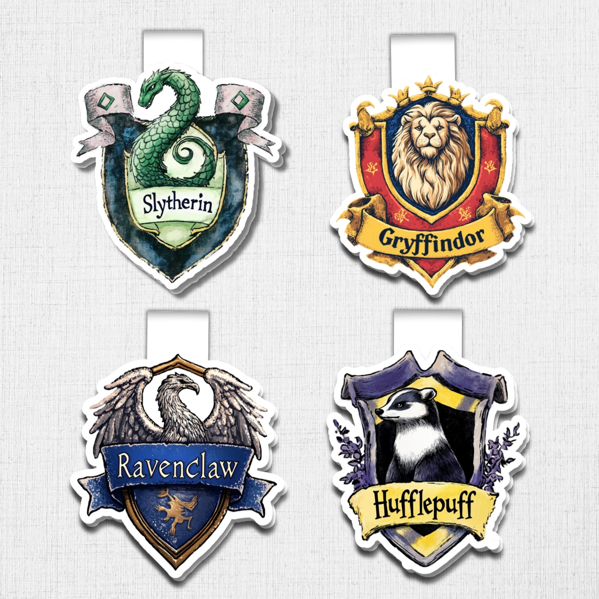 Hogwarts Houses Magnetic Bookmarks Bundle