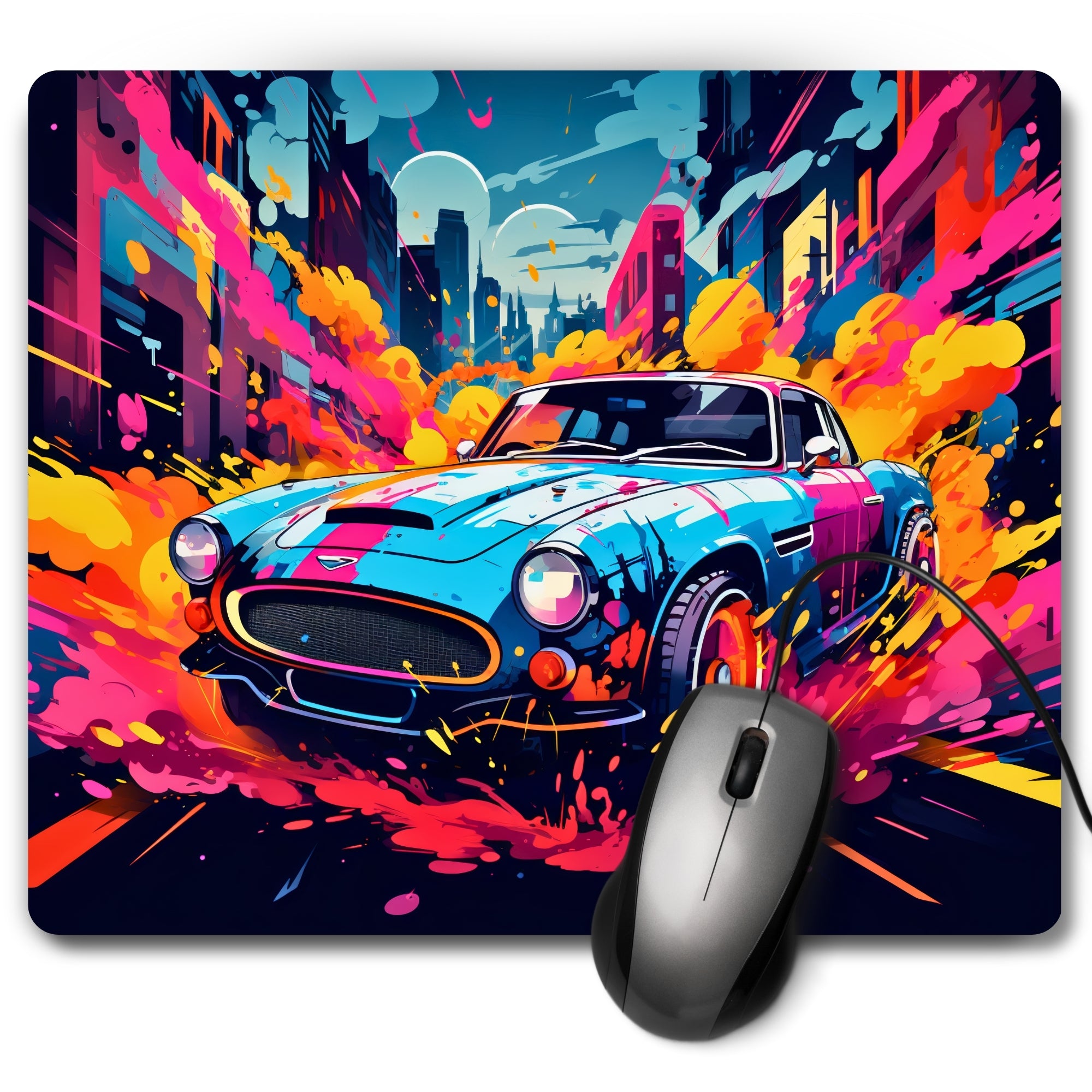 Urban Wheels Mouse Pad