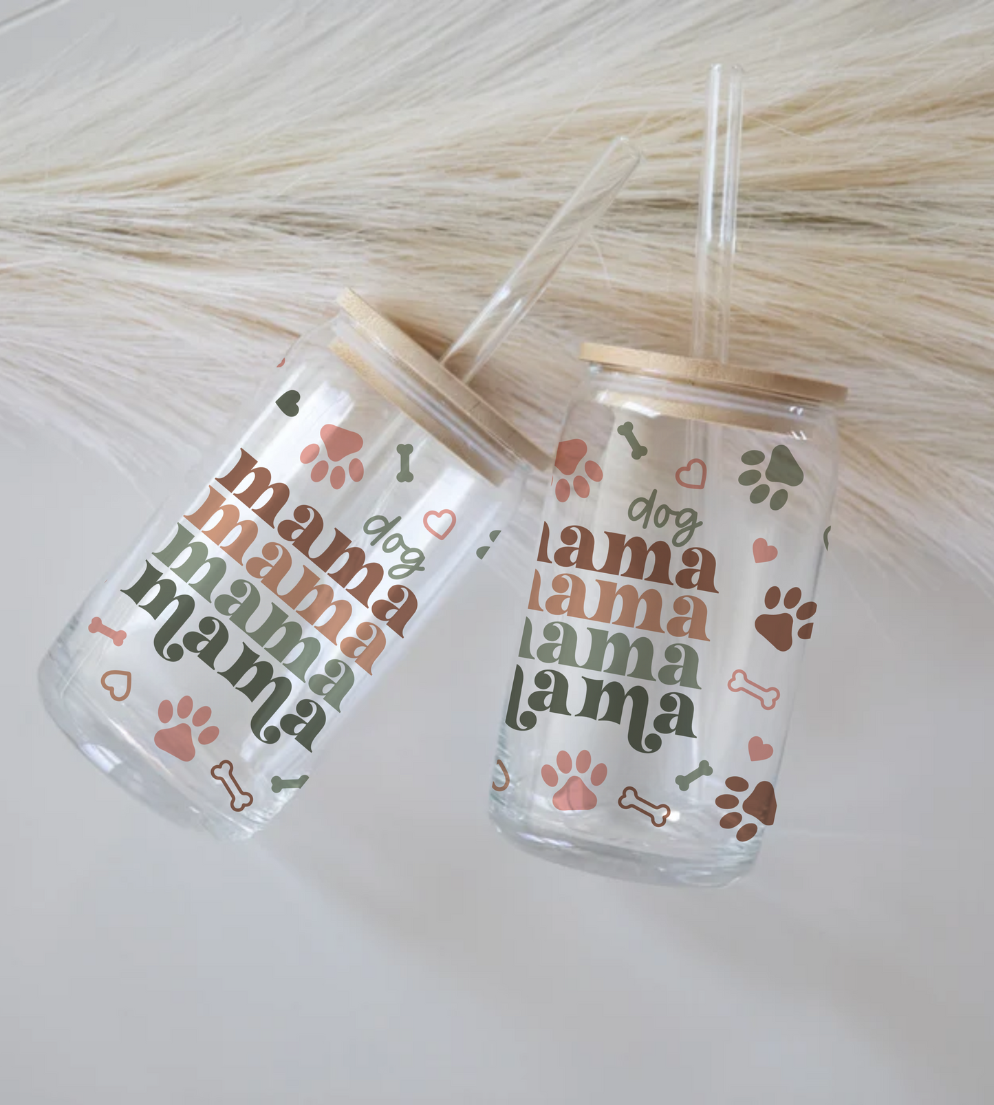 Dog Mama - Glass Tumbler