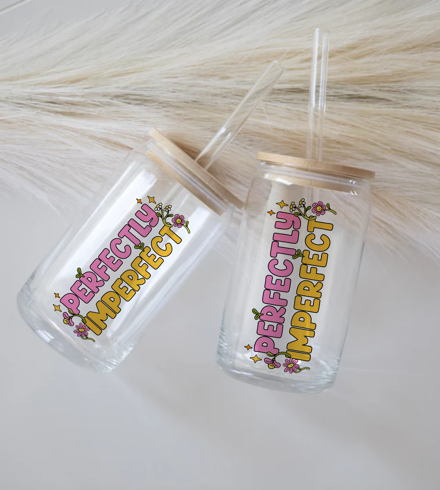Imperfectly Perfect - Glass Tumbler