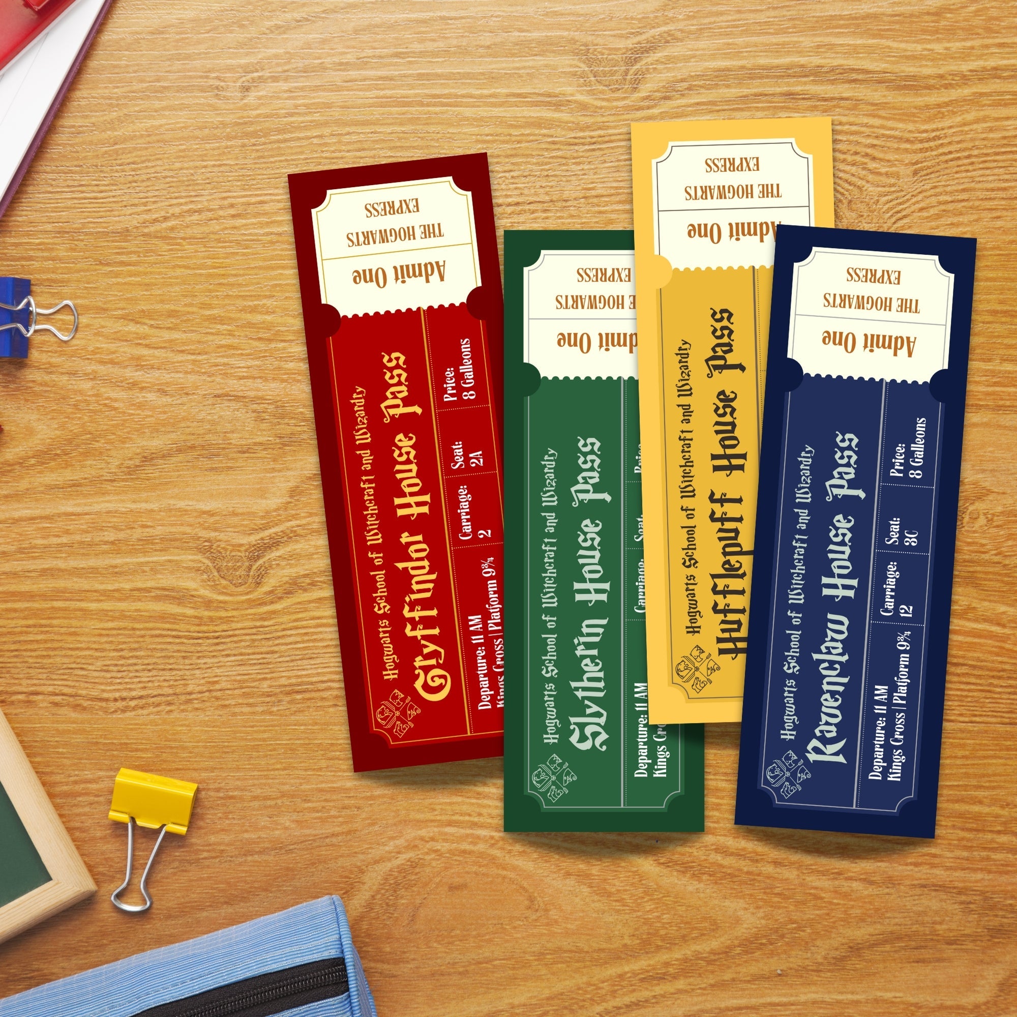 Harry Potter Laminated Bookmarks