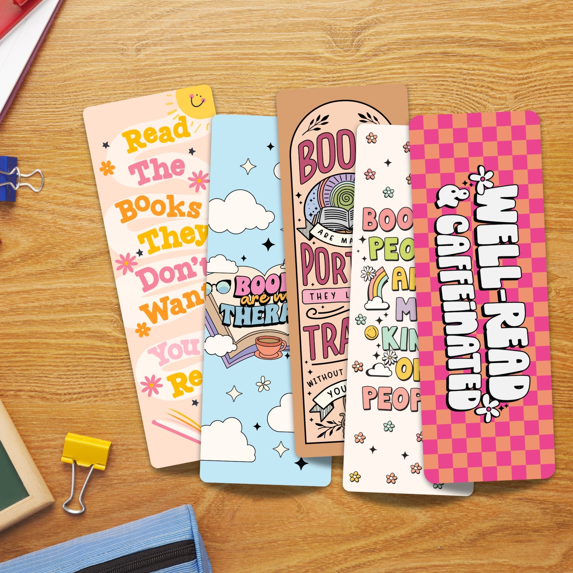 Cute Laminated Bookmarks
