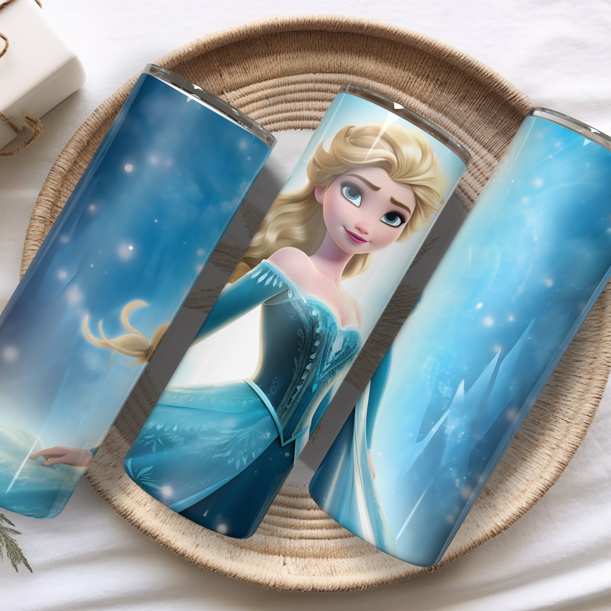 Frozen Themed Vacuum Insulated Stainless Steel Tumblers
