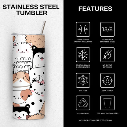 Animal Lover  Stainless Steel Vacuum Insulated Tumbler