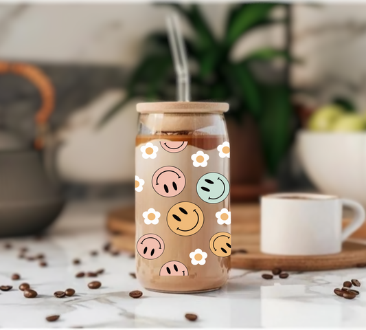 Smiley - Glass Tumbler