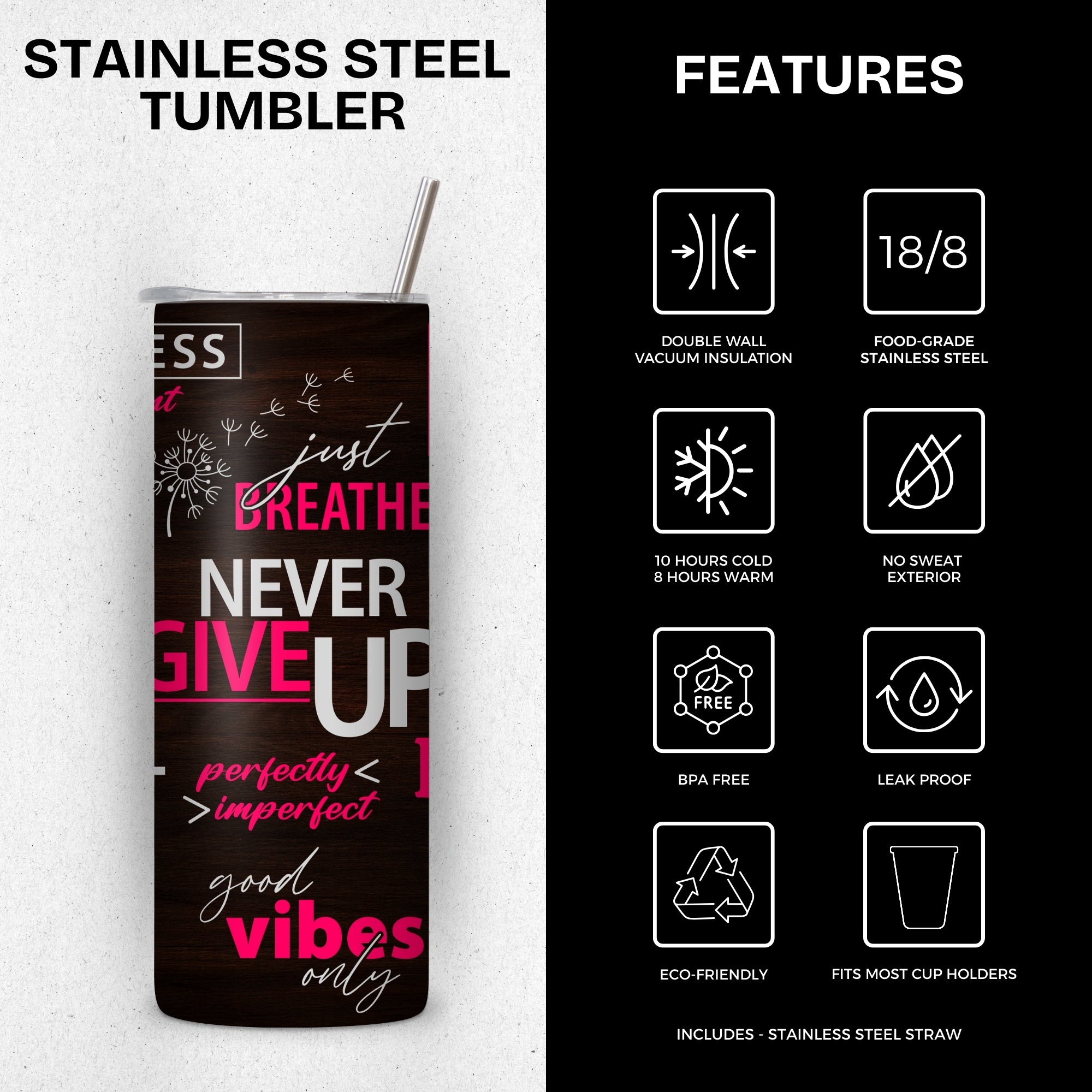 Boss Babe Stainless Steel Vacuum Insulated Tumbler