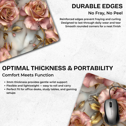 Blush Bloom Mouse Pad