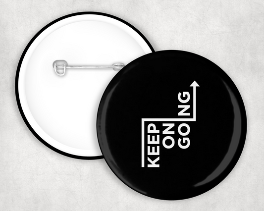 Keep On Going Button Badge