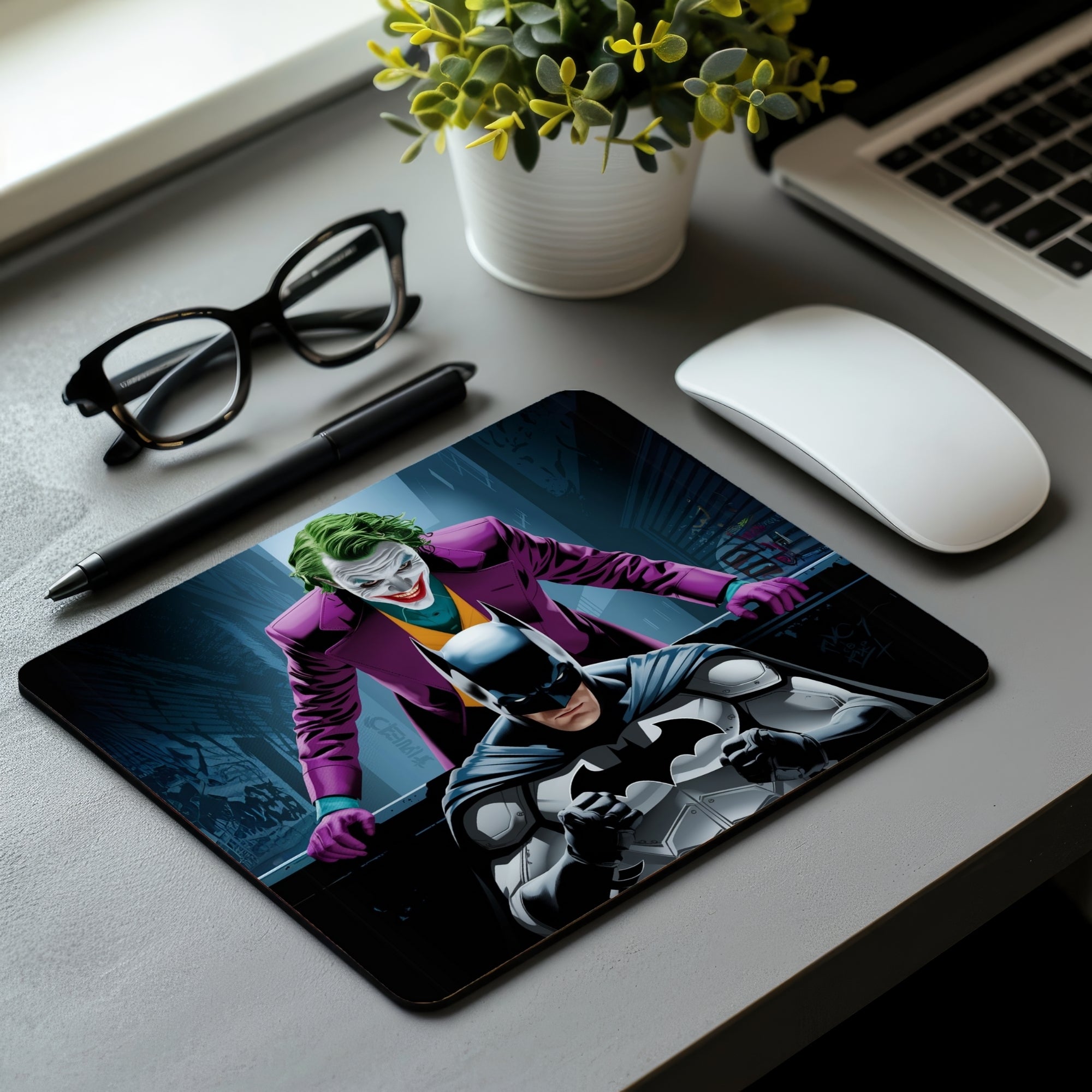 Joker & Batman – Dark Duality Mouse Pad