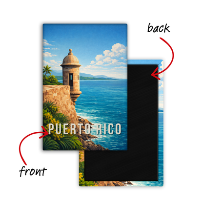 Next Stop: Puerto Rico - Fridge Magnet