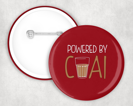Powered By Chai Button Badge