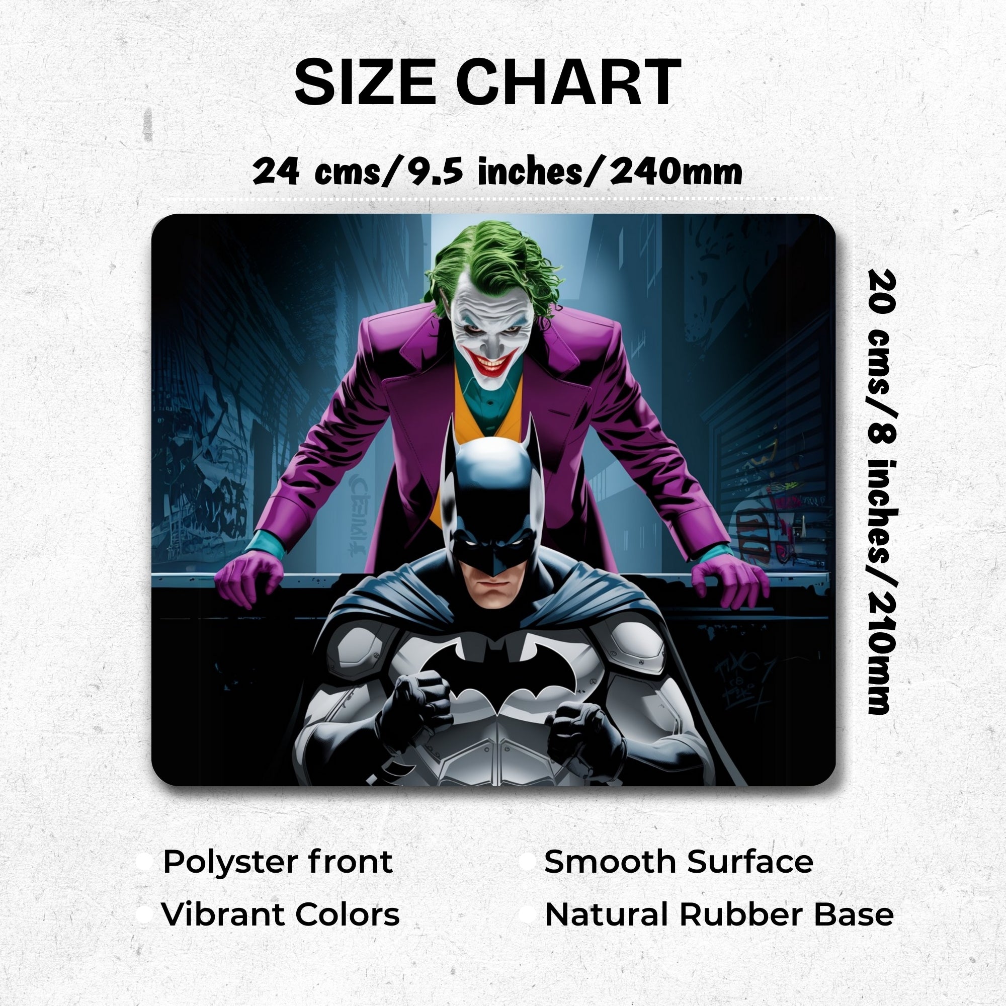 Joker & Batman – Dark Duality Mouse Pad