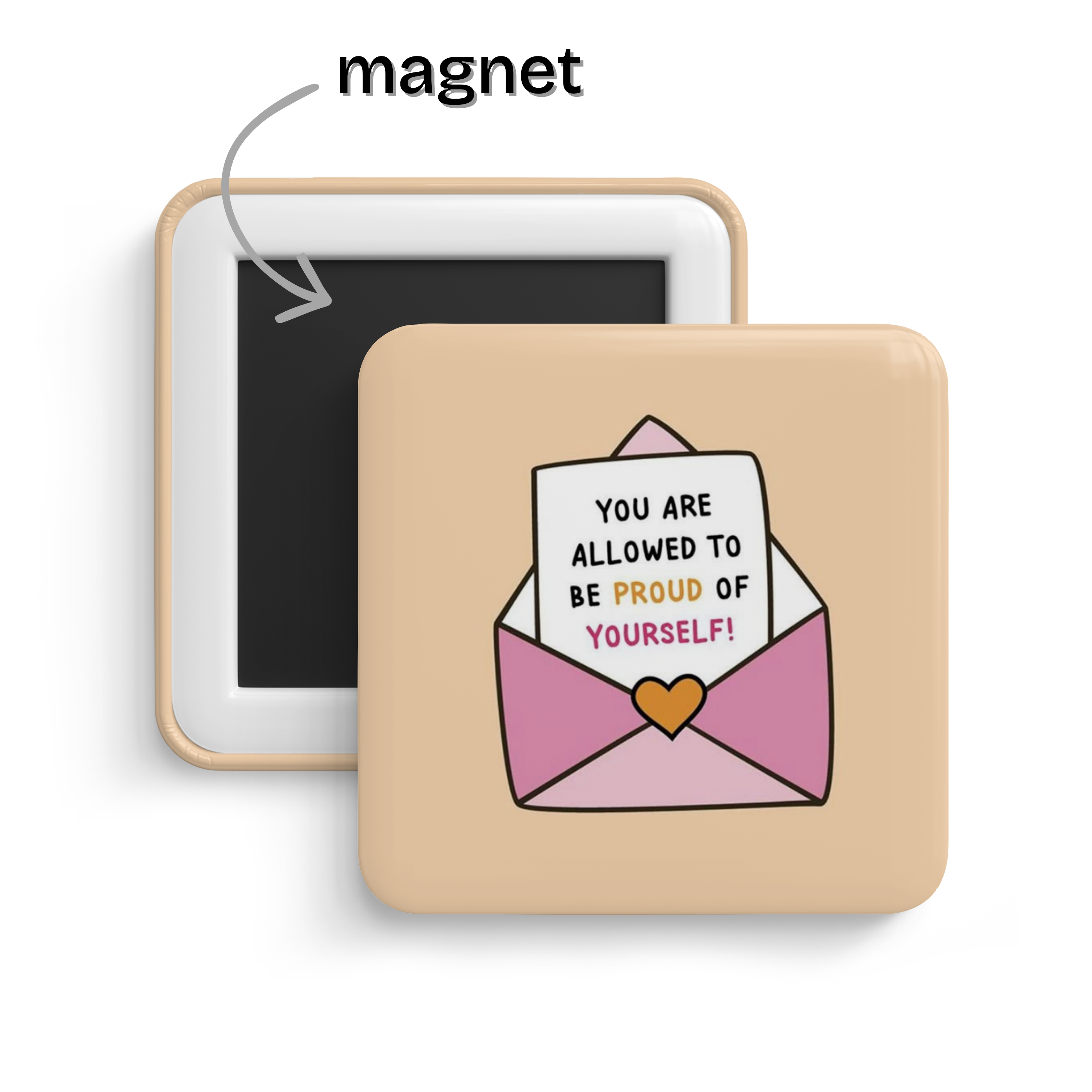 Bold Spirit Fridge Magnet