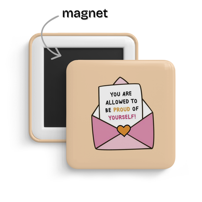 Bold Spirit Fridge Magnet