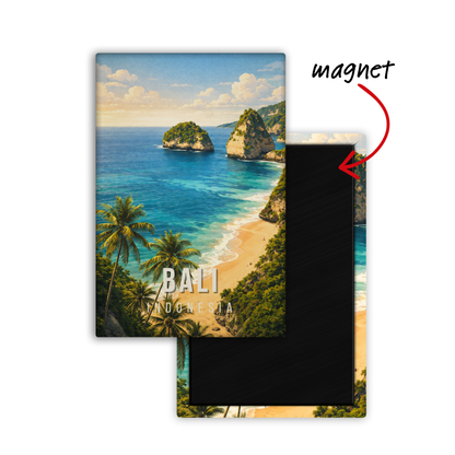 Greetings from Bali, Indonesia - Fridge Magnet