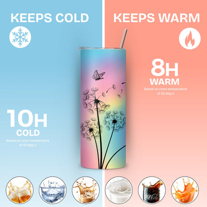 Just Breathe Stainless Steel Vacuum Insulated Tumbler