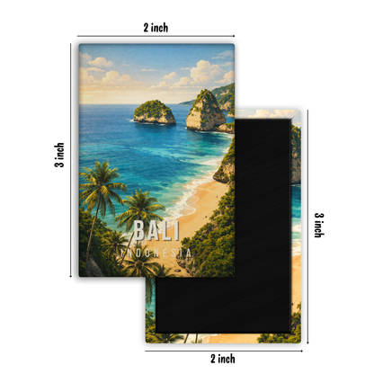 Greetings from Bali, Indonesia - Fridge Magnet
