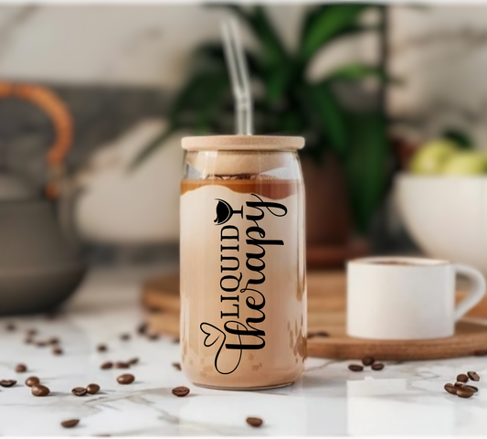 Liquid Therapy - Glass Tumbler