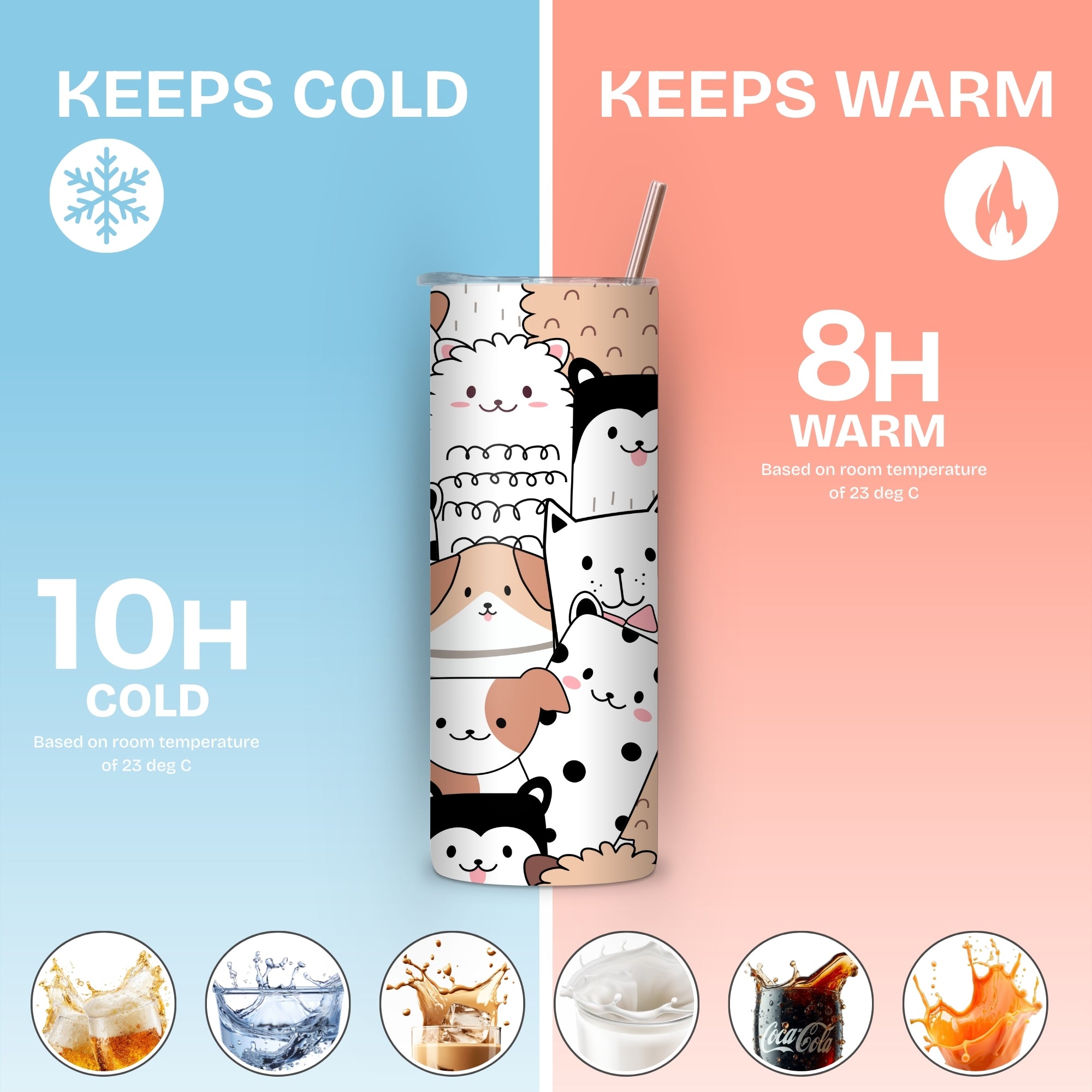 Animal Lover  Stainless Steel Vacuum Insulated Tumbler